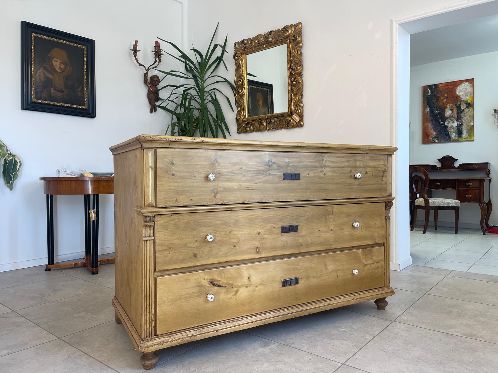 Restaurierte Biedermeier Kommode Ladenkommode Bauernmöbel G1276