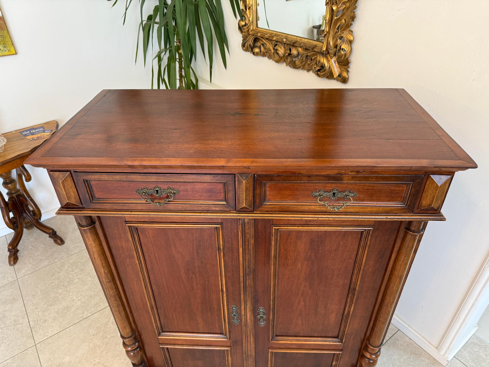 Originale Gründerzeit Anrichte Schrank Vertiko Schrank G1601