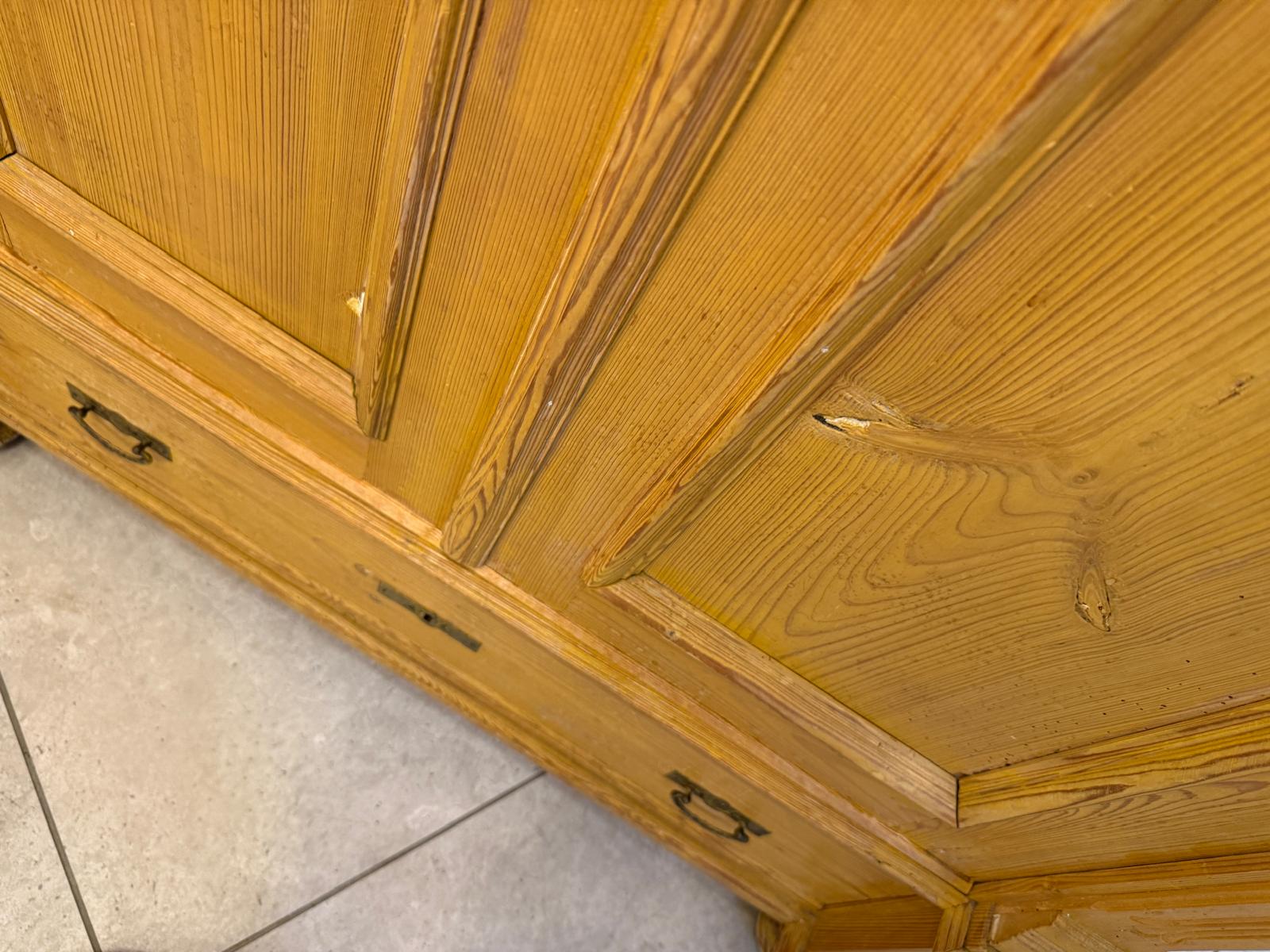 Gründerzeit Bauernschrank Bauernkasten Garderobenschrank Weichholz G2400