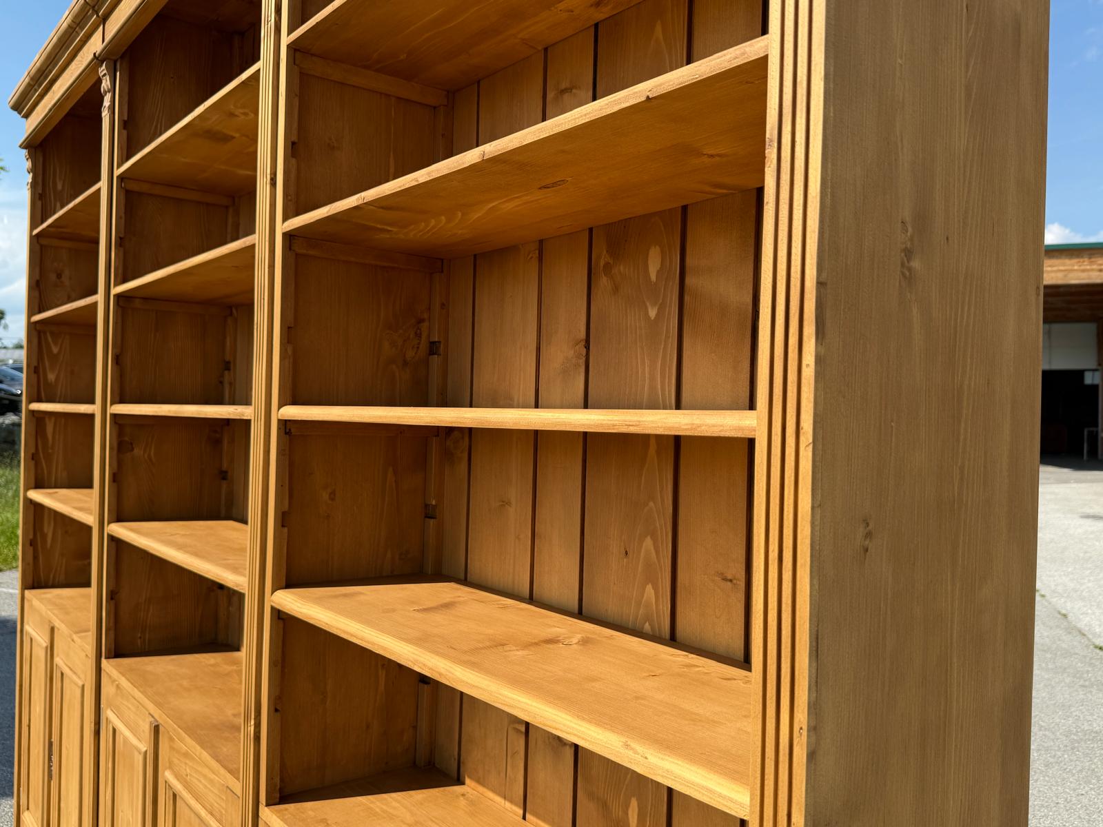 Grosses Bücherregal Stellage Bücherschrank Bauernkasten Bücherwand G1800