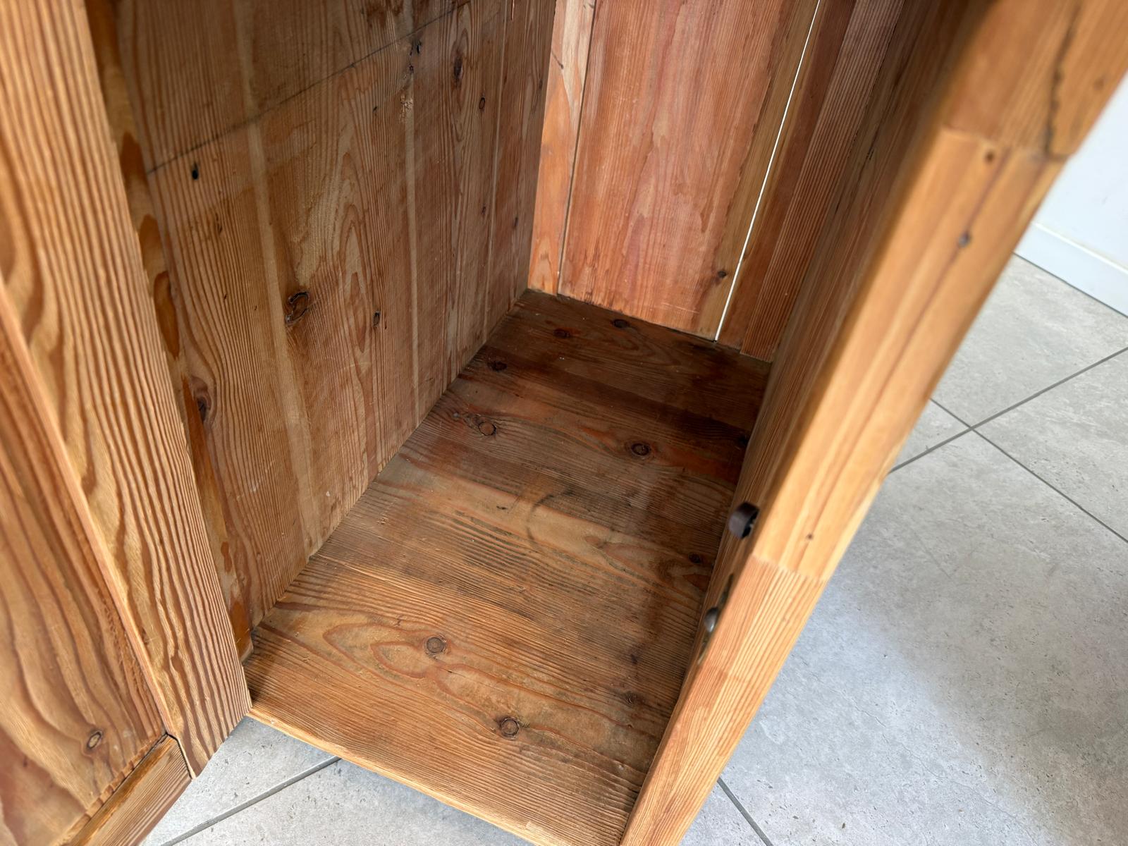 Bäuerlicher Gründerzeit Schreibtisch Sekretär Weichholz D2864
