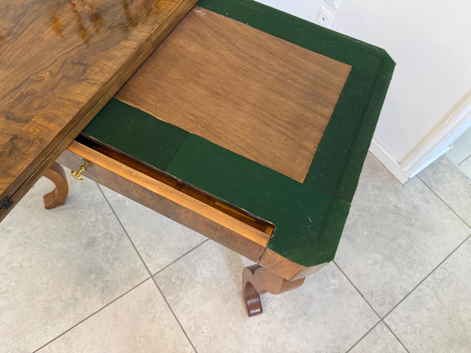 Origialer Spätbiedermeier Spieltisch Schachtisch Konsoltisch D2805