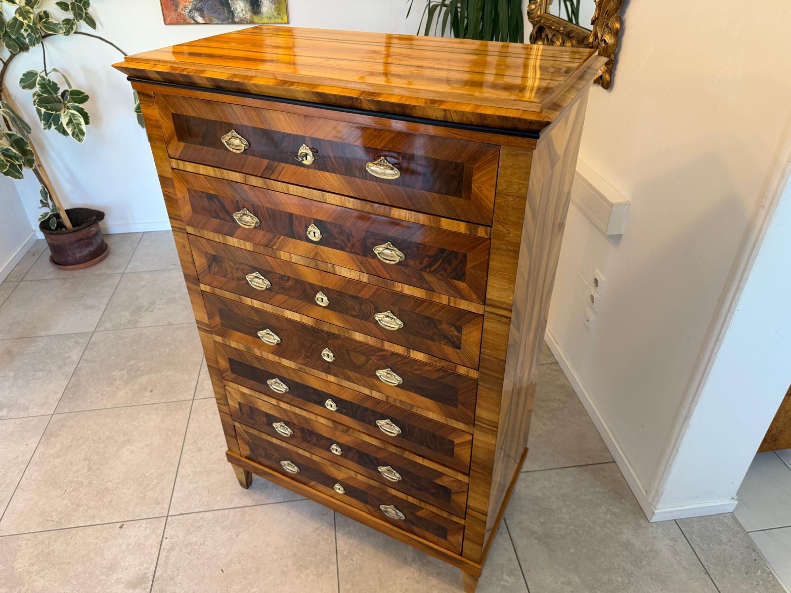 Sale Restaurierte Biedermeier 7 Ladenkommode Wochenkommode G1966