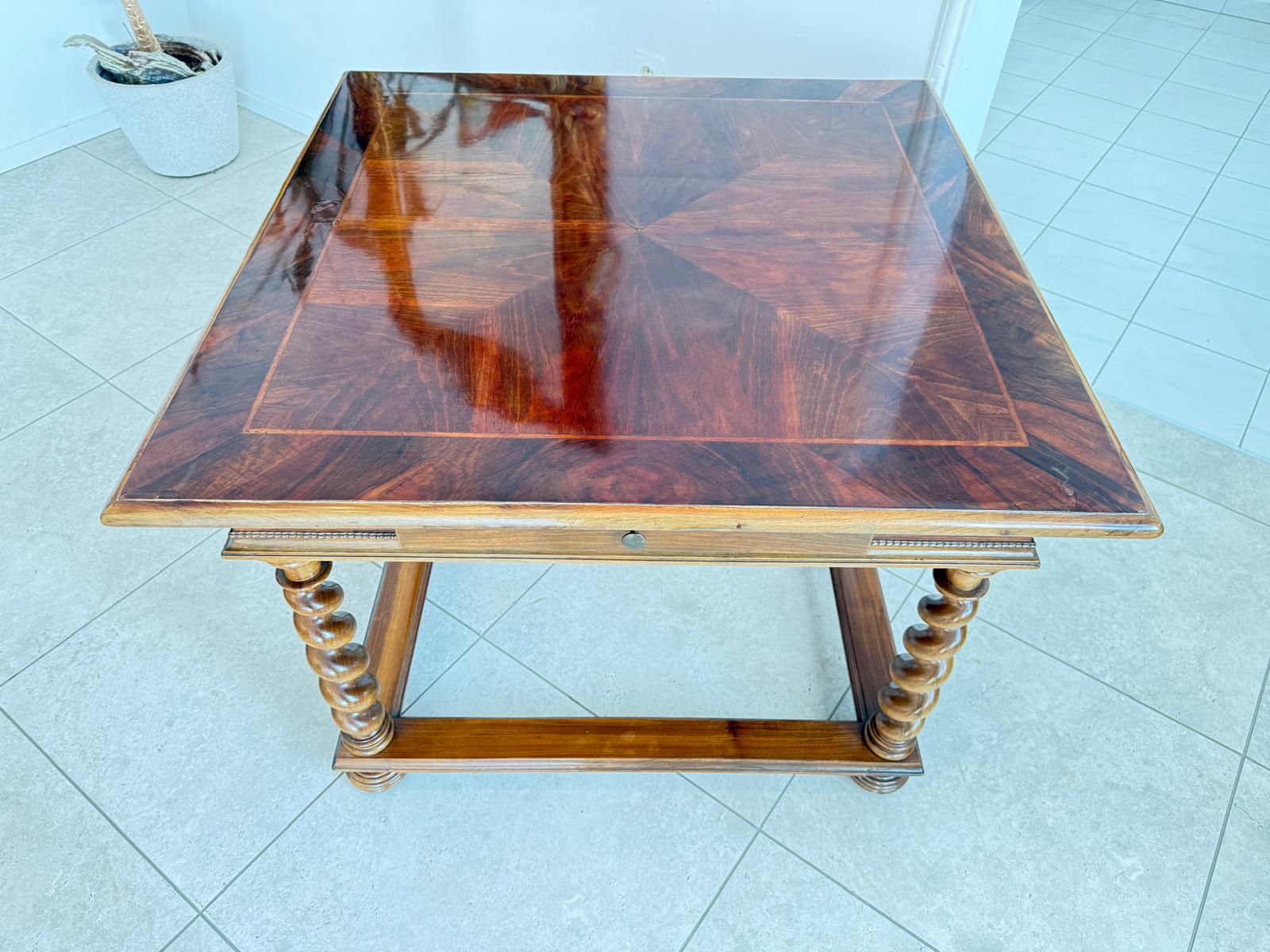 Barock Tisch Esstisch Antik Refektoriumtisch Antiquität Neo Barock D2867