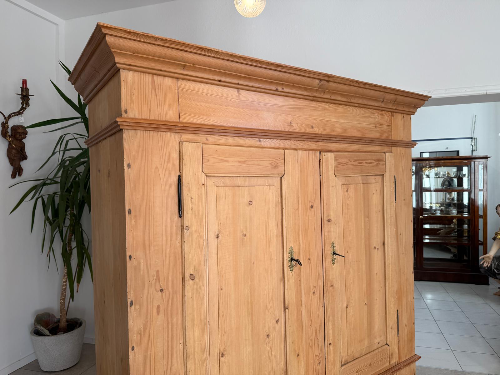 Originaler Bauernschrank Biedermeierschrank Hallenschrank Bauernkasten G2175
