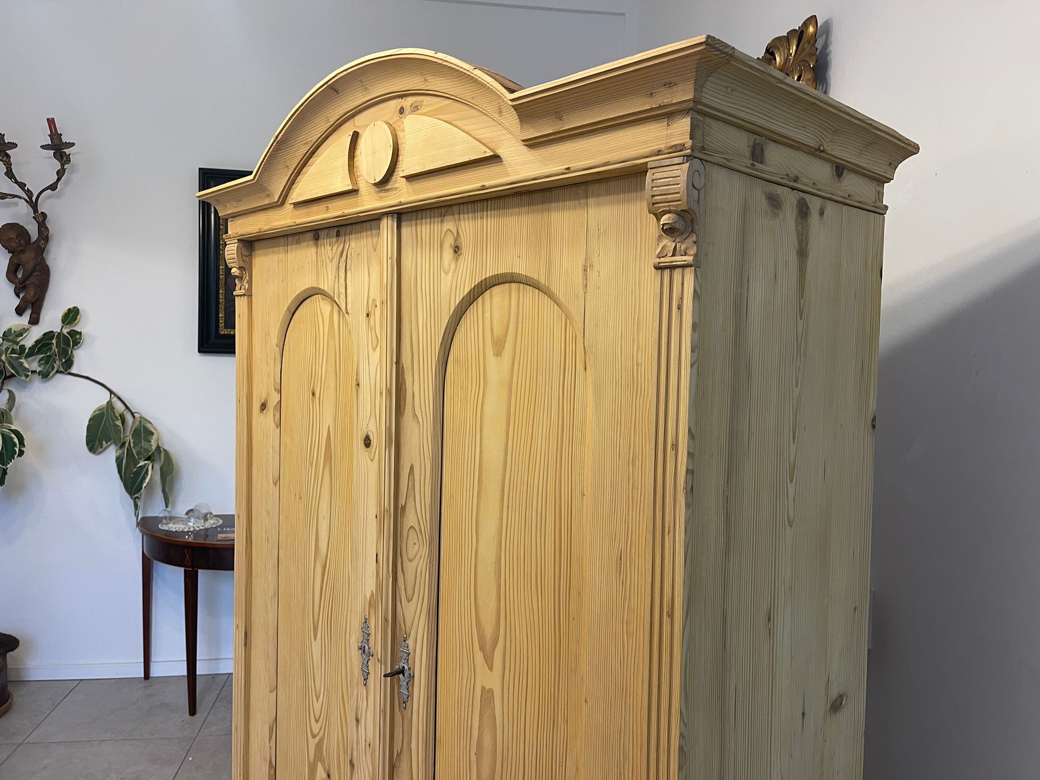 e59c234b-78bd-46af-a593-e356ea61183e Steirischer Bauernschrank Gründerzeit Antik Naturholz Restauriert A5115
