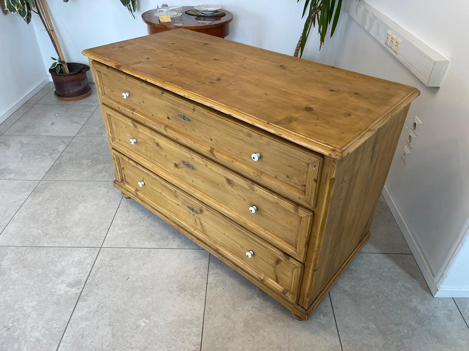 Restaurierte Übergroße Biedermeier Kommode Ladenkommode Bauernstube G1234