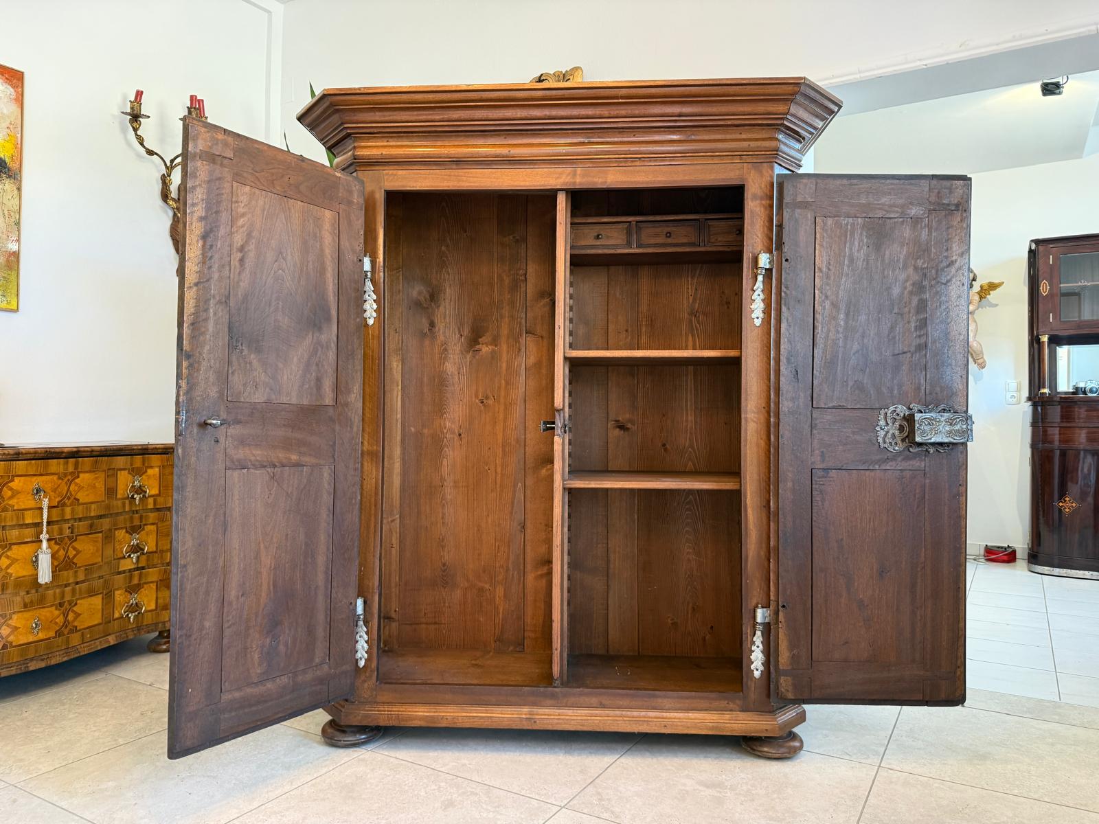 Barock Schrank Sale Originaler Bauernschrank Buchenholz D2640