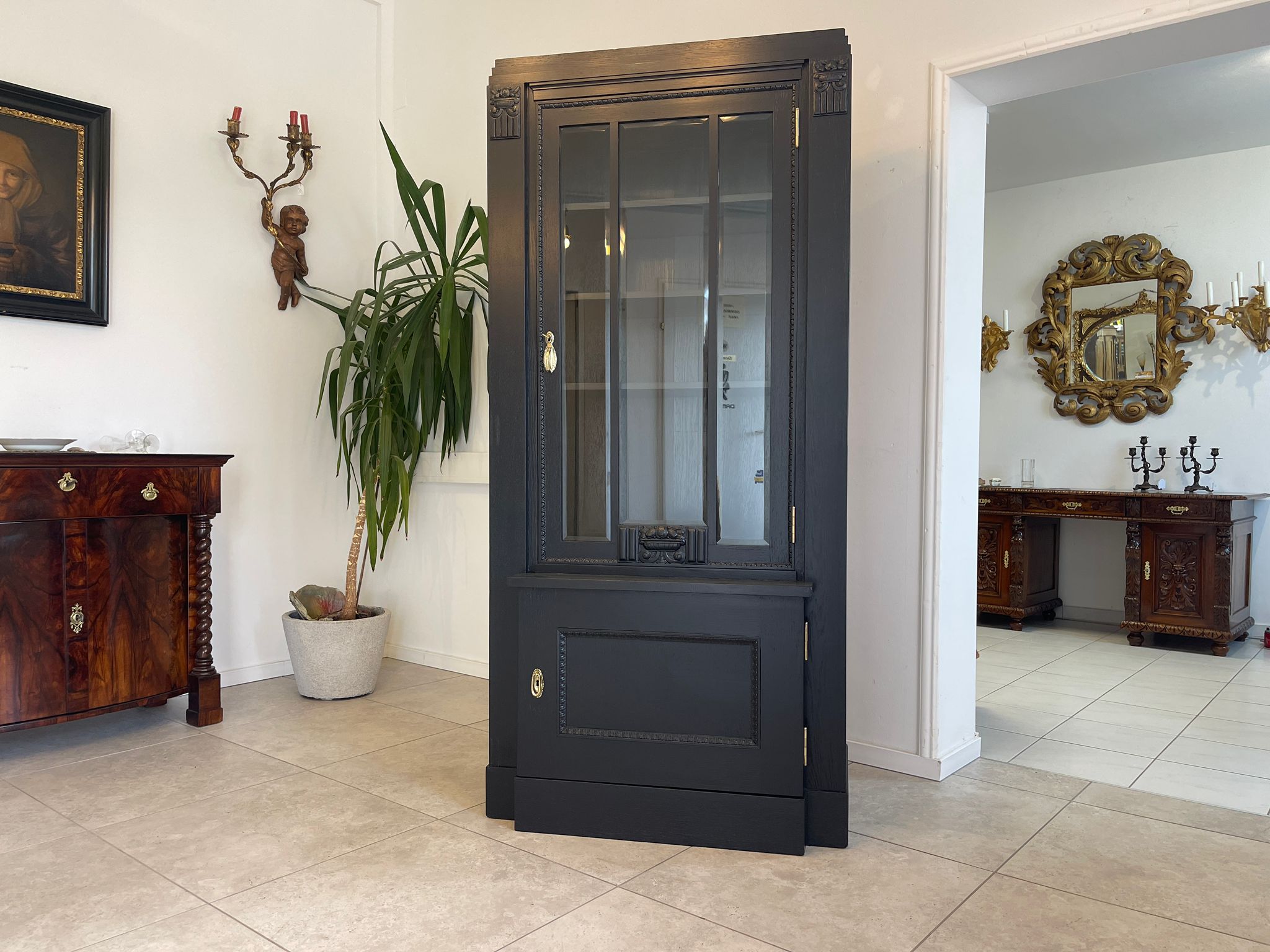 03260083-9256-4a98-8d5b-74eadba6e892-1iNI3dtbHaomlT Sale Jugendstil Vitrine / Bücherschrank/ Antiquität A4985