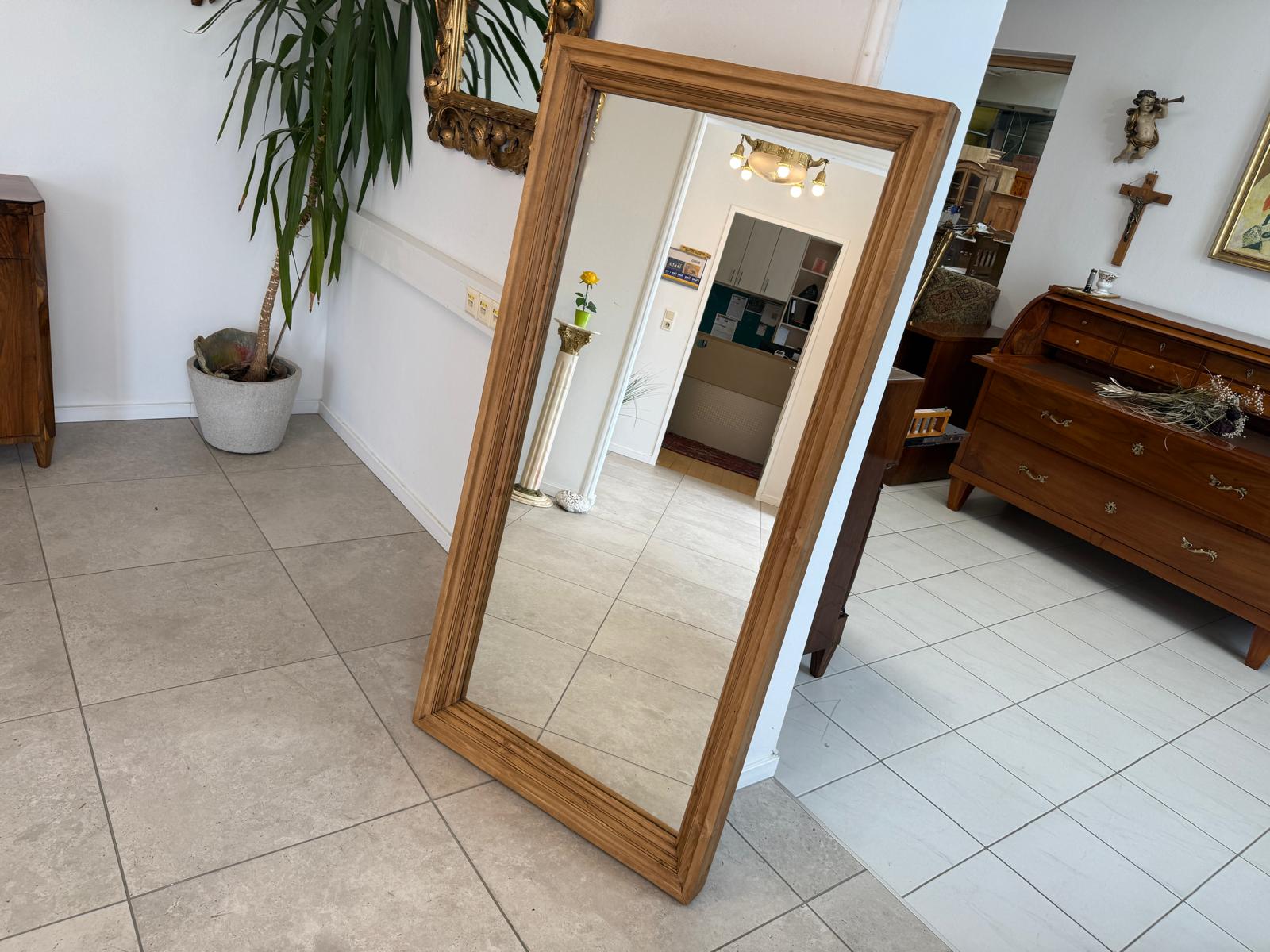 Bäuerlicher Naturholzspiegel Spiegel Holzspiegel Wandspiegel G1986