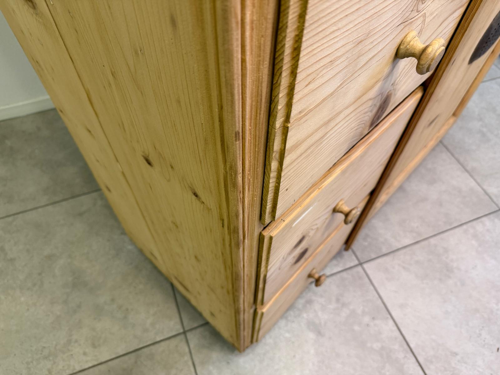 Uriger Biedermeier Brotschrank Almerschrank Speiskasten Bauernkasten G2246