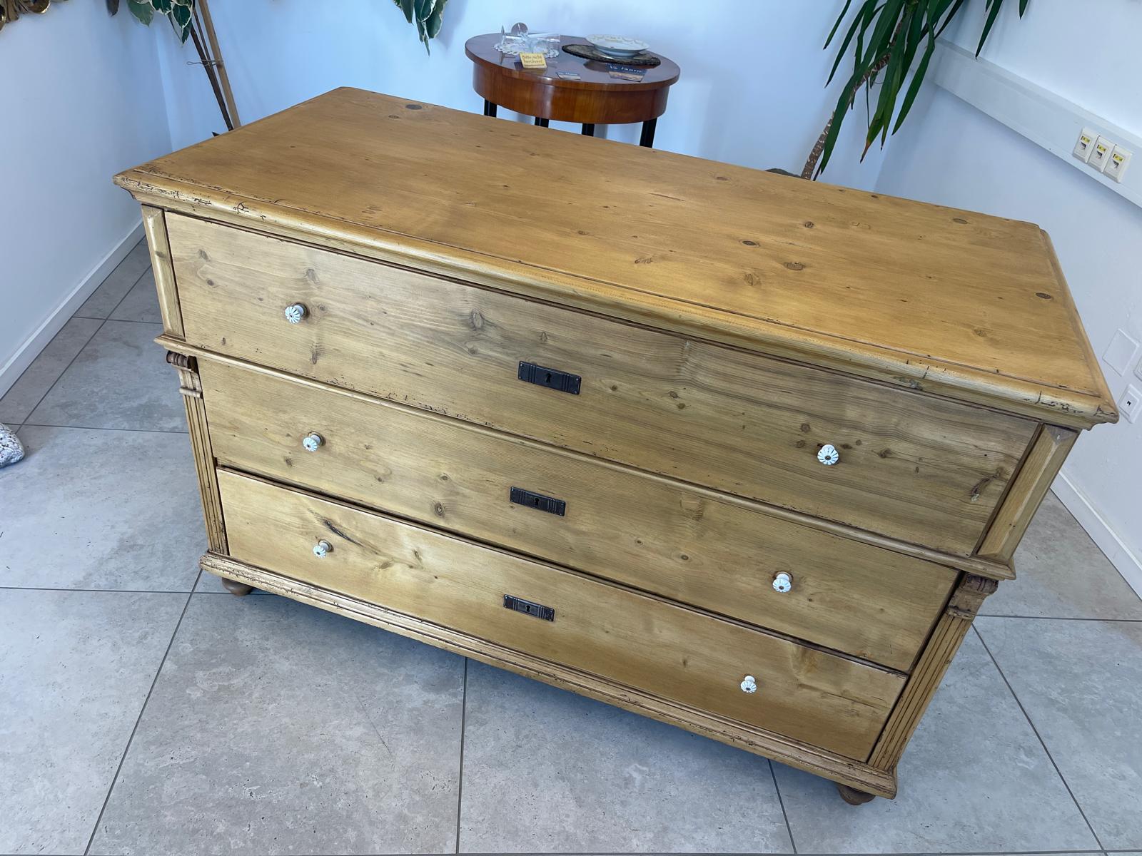 Restaurierte Biedermeier Kommode Ladenkommode Bauernmöbel G1276