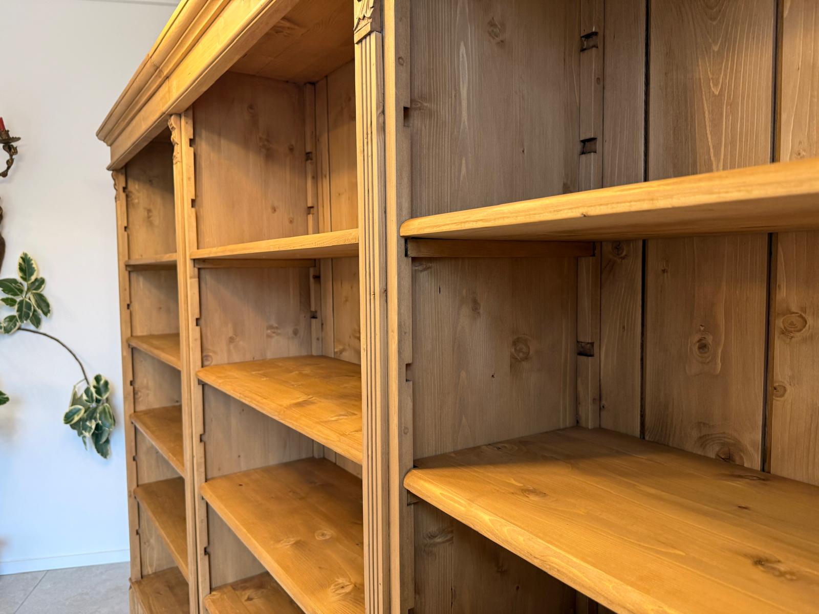 Grosses Bücherregal Stellage Bücherschrank Bauernkasten Bücherwand D1243