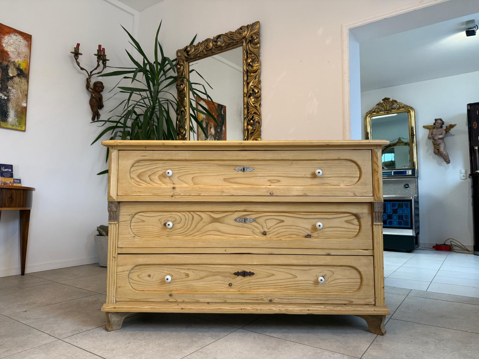 SALE Restaurierte Biedermeier Kommode Ladenkommode Weichholz D1079
