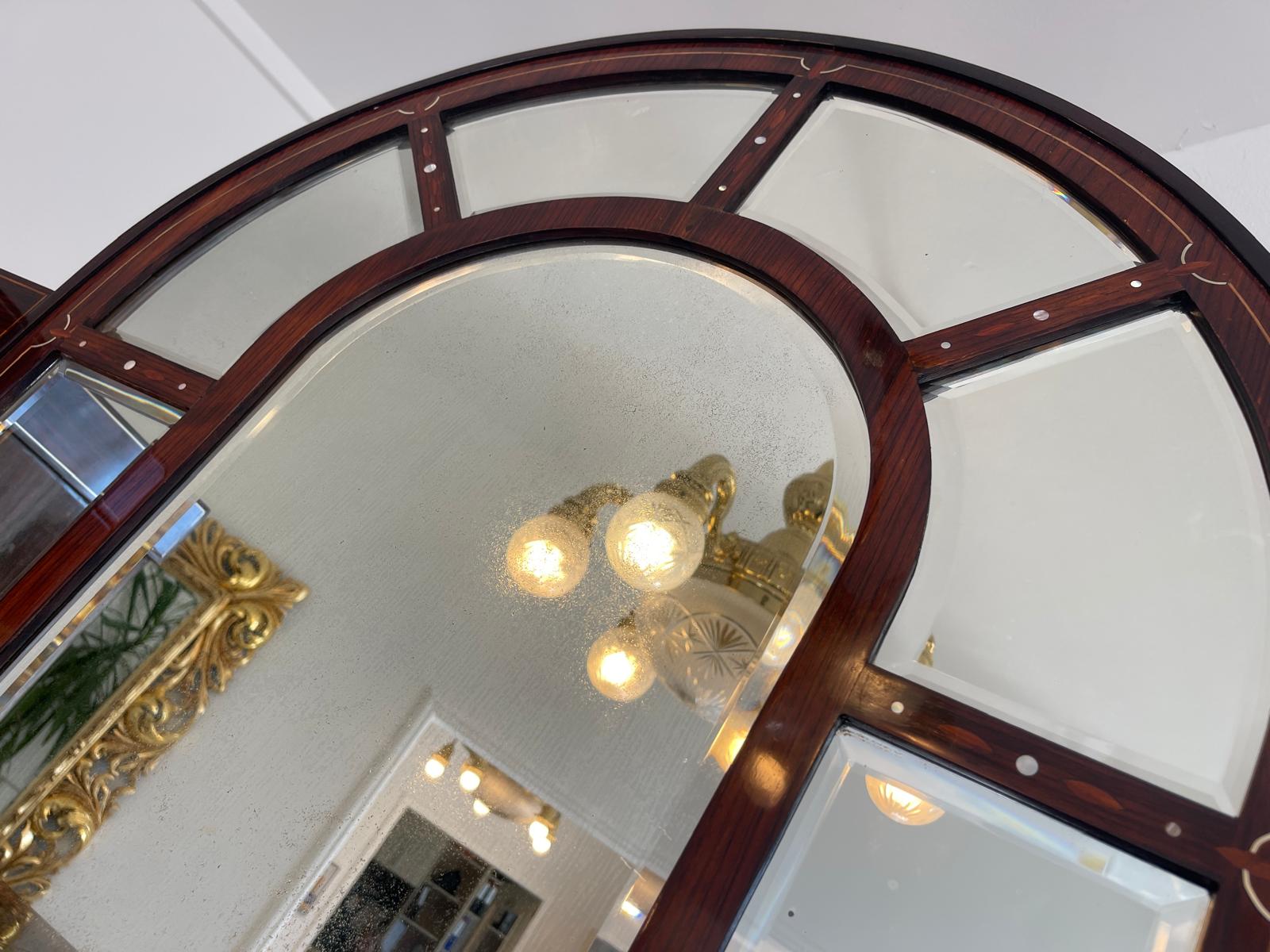 Sale Restauriertes Jugendstil Designerbuffet Aufsatzbuffet Schellack Antiquität G1377-1