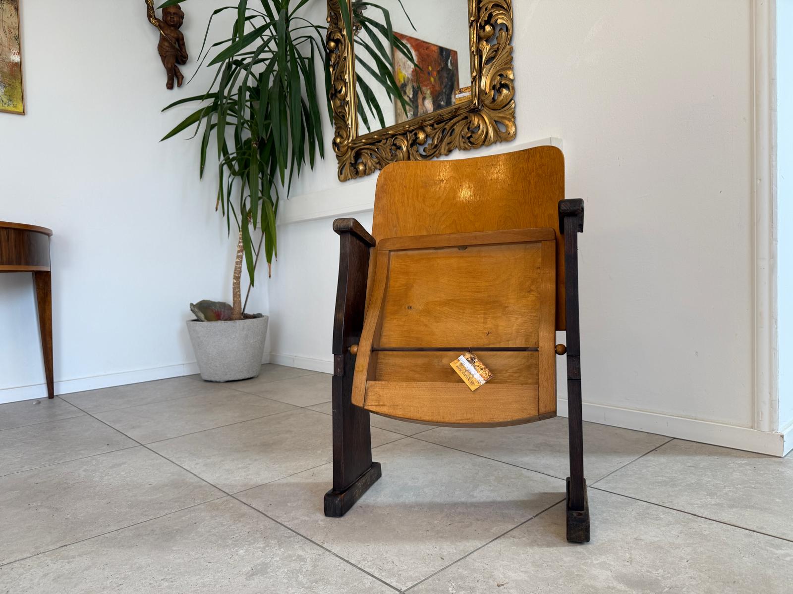 Original Kinosessel 1er Sitz Klappstuhl Stuhl Nostalgie G2153