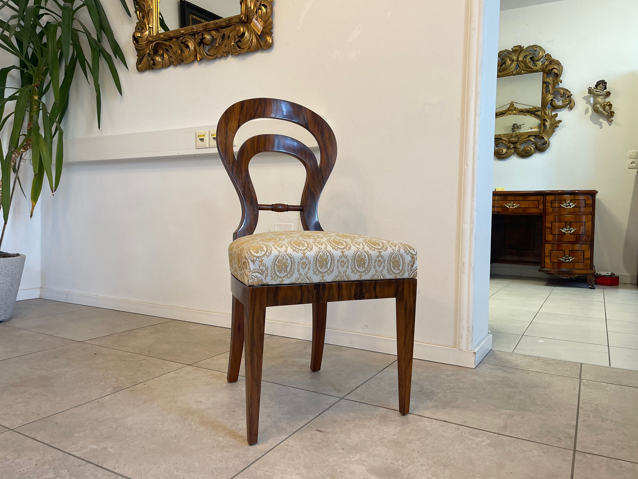 Restaurierter Biedermeier Sessel Schaufelstuhl Traumstück = 1 Stk. G1067