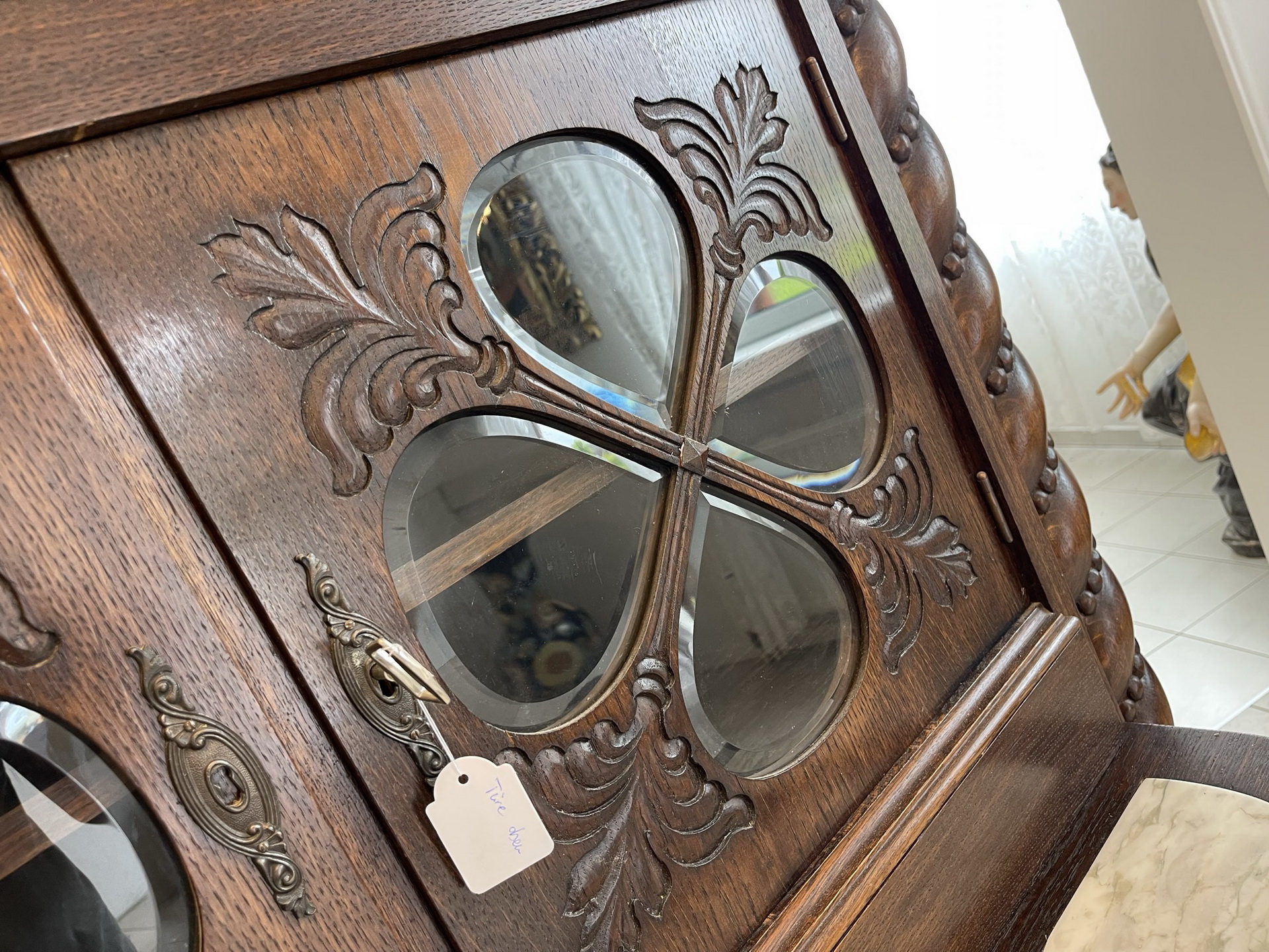 antiquitaeten_99 Originales Historismus Aufsatzbuffet Altarschrank B1533