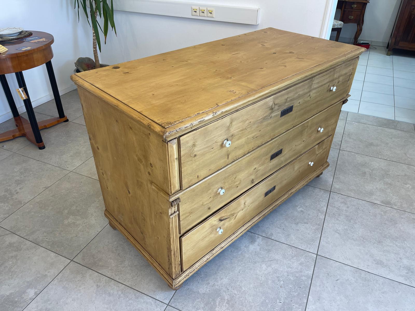 Restaurierte Biedermeier Kommode Ladenkommode Bauernmöbel G1276