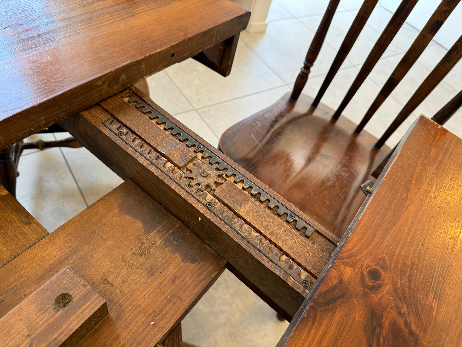 Bauernstube Speisezimmergruppe Tisch 5 Sessel  G1901