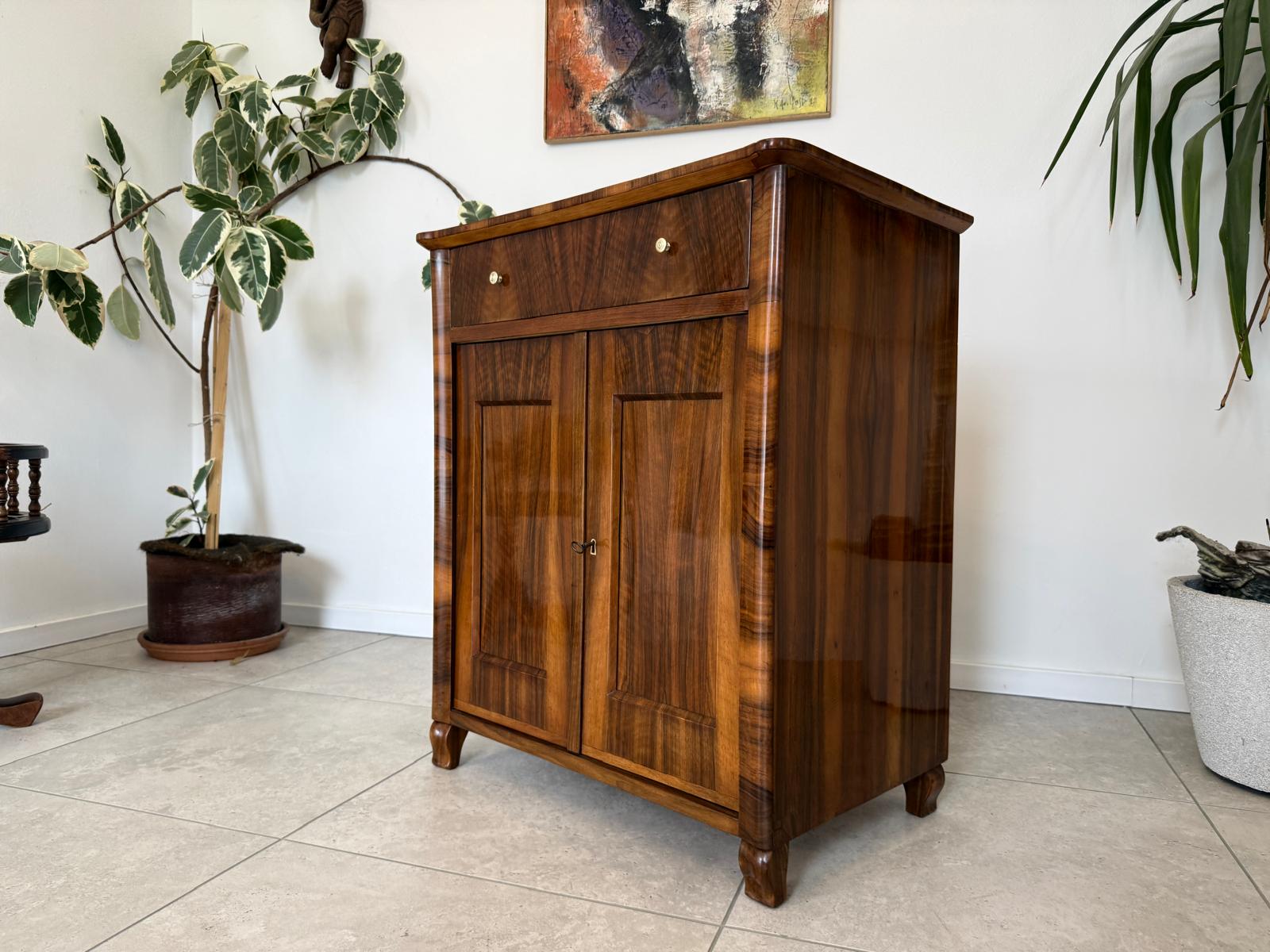 Restauriertes Biedermeier Trumeau Anrichte  Antiquität D2872