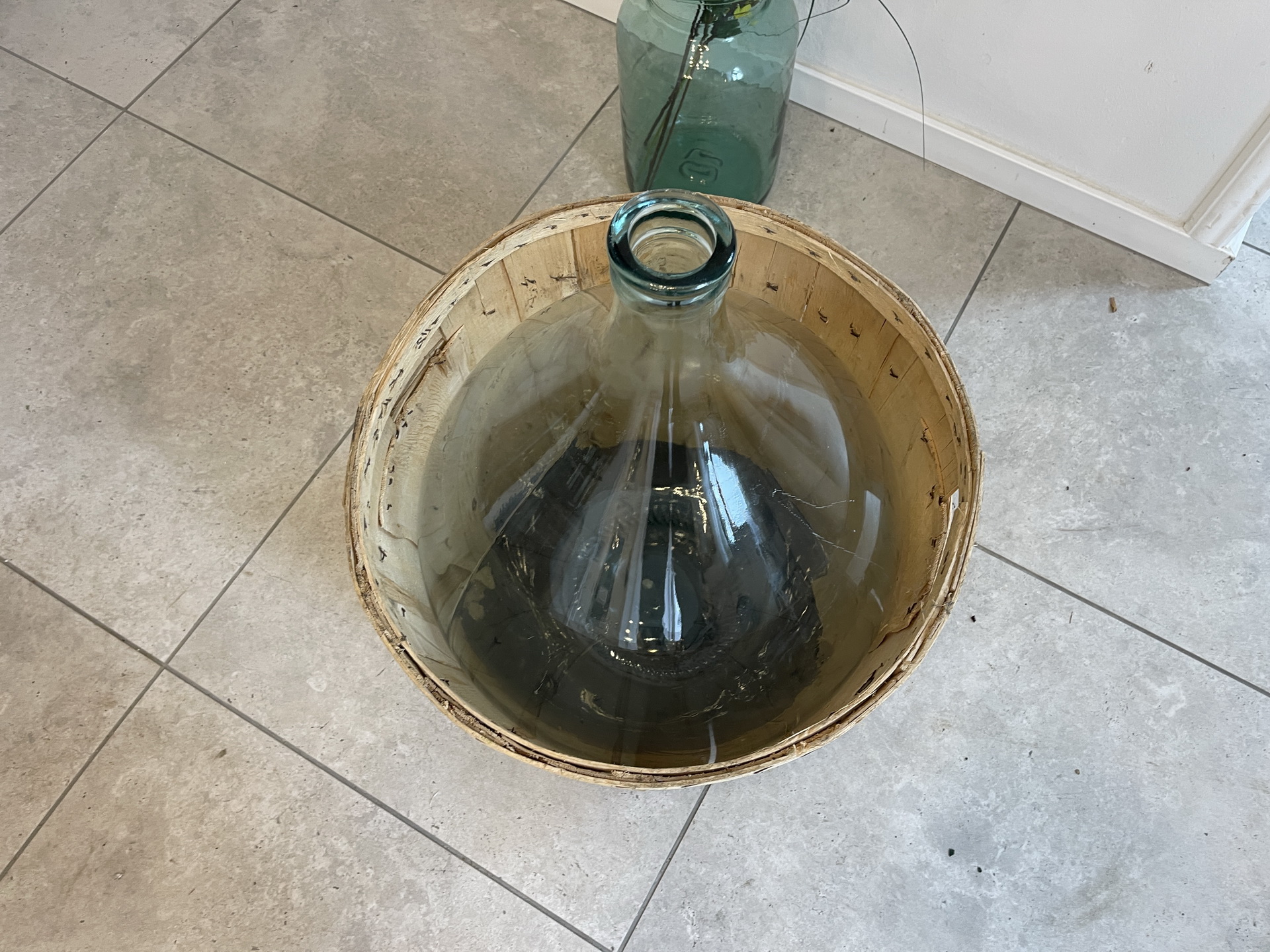IMG_4319N9ltqhRN5w5uF Alte Ballonflasche Weinballon, Gärballon, Ballonflasche A4714