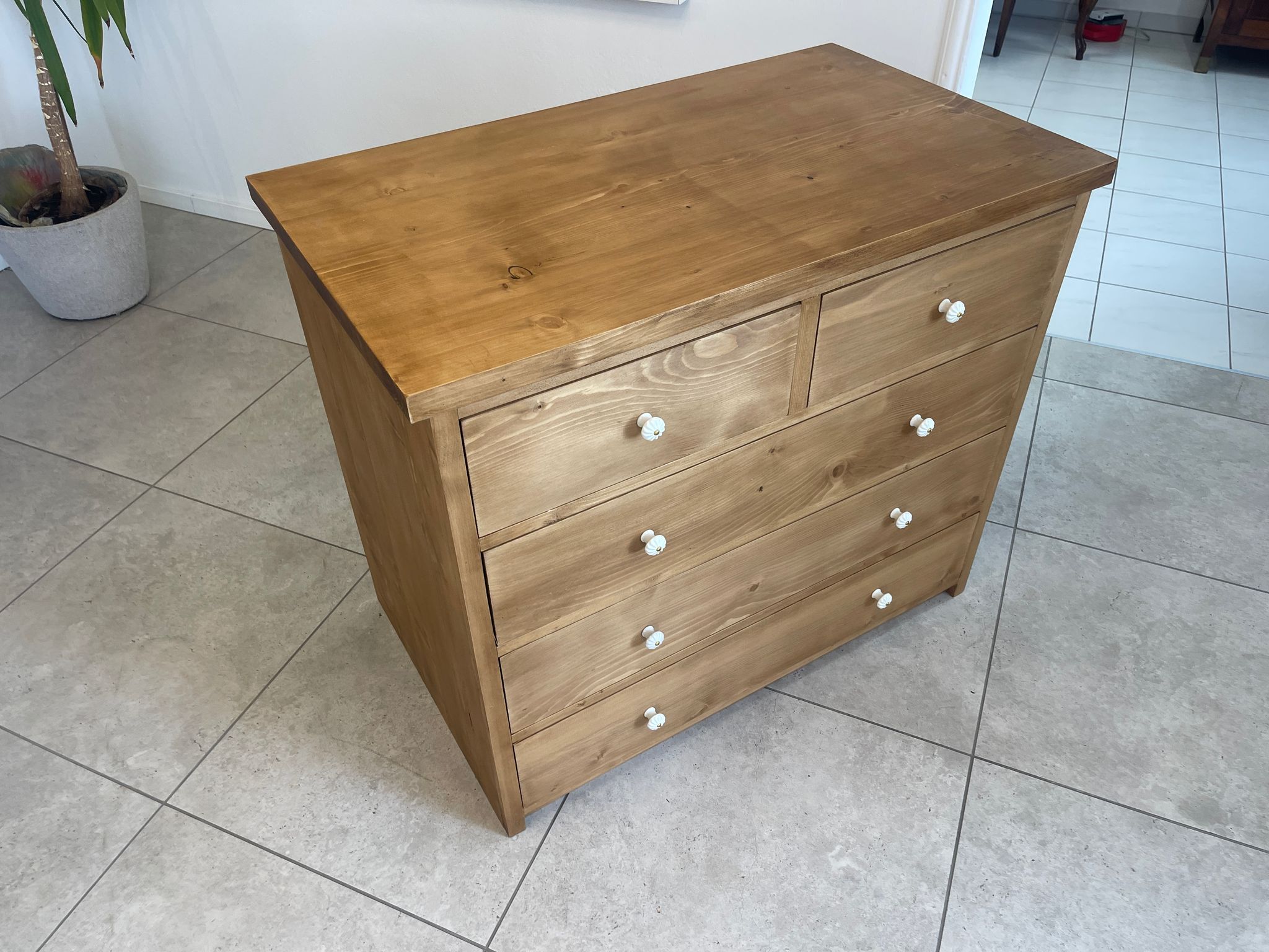 Bäuerliche Kommode 5 Ladenkommode Landhausmöbel Weichholzmöbel G1293