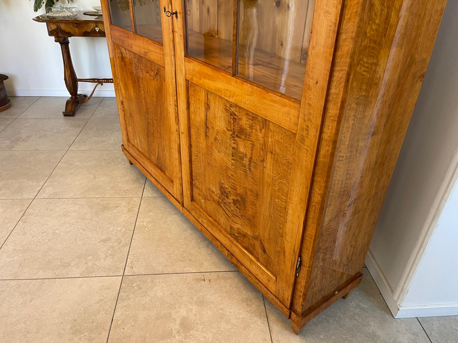 Antike Restaurierte Biedermeier Bücherschrank Vitrine Traumxemeplar Antiquität  G1641