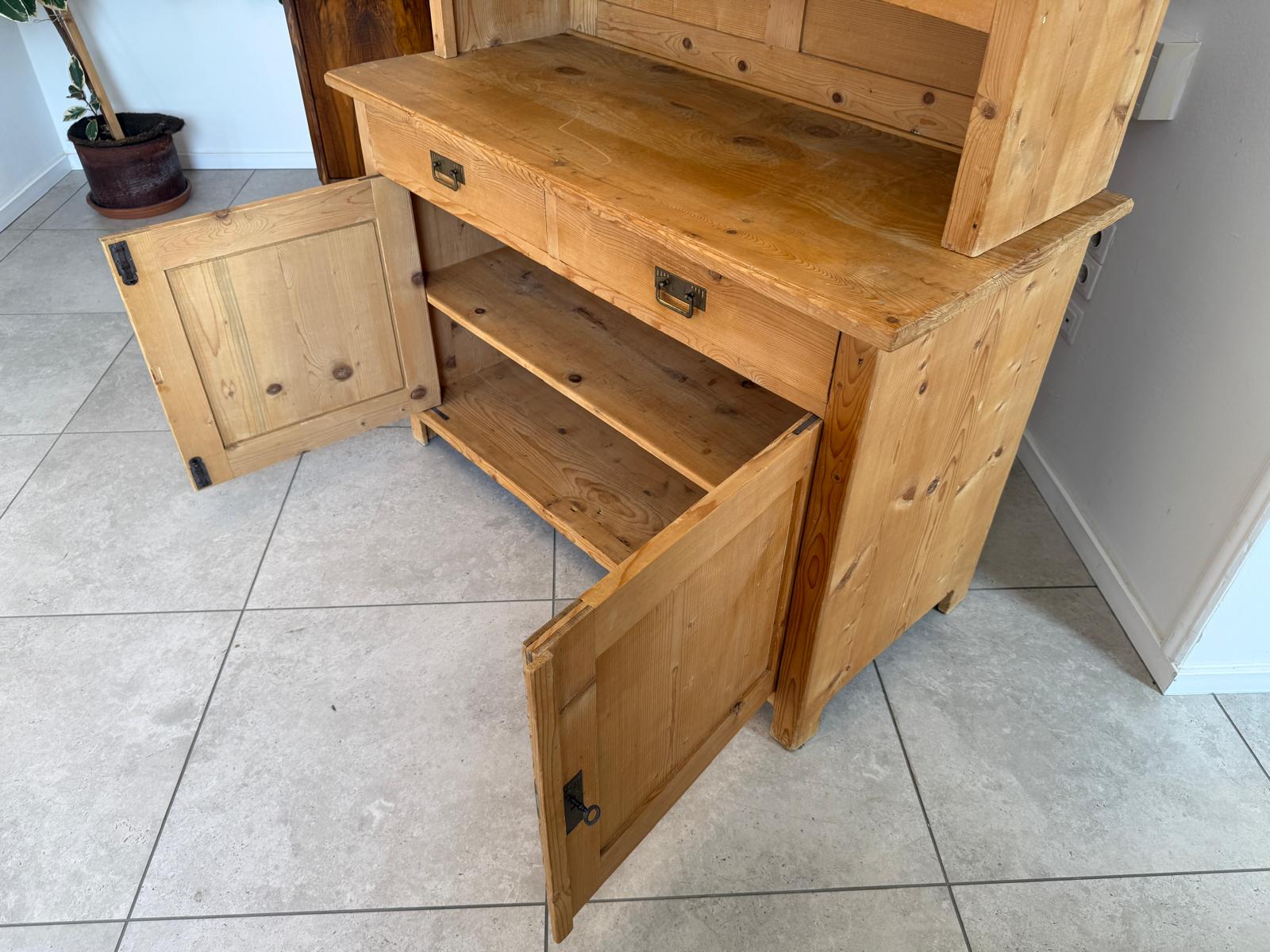 Jugendstil Küchenbuffet Küchenschrank Küchenkredenz Antik G2061