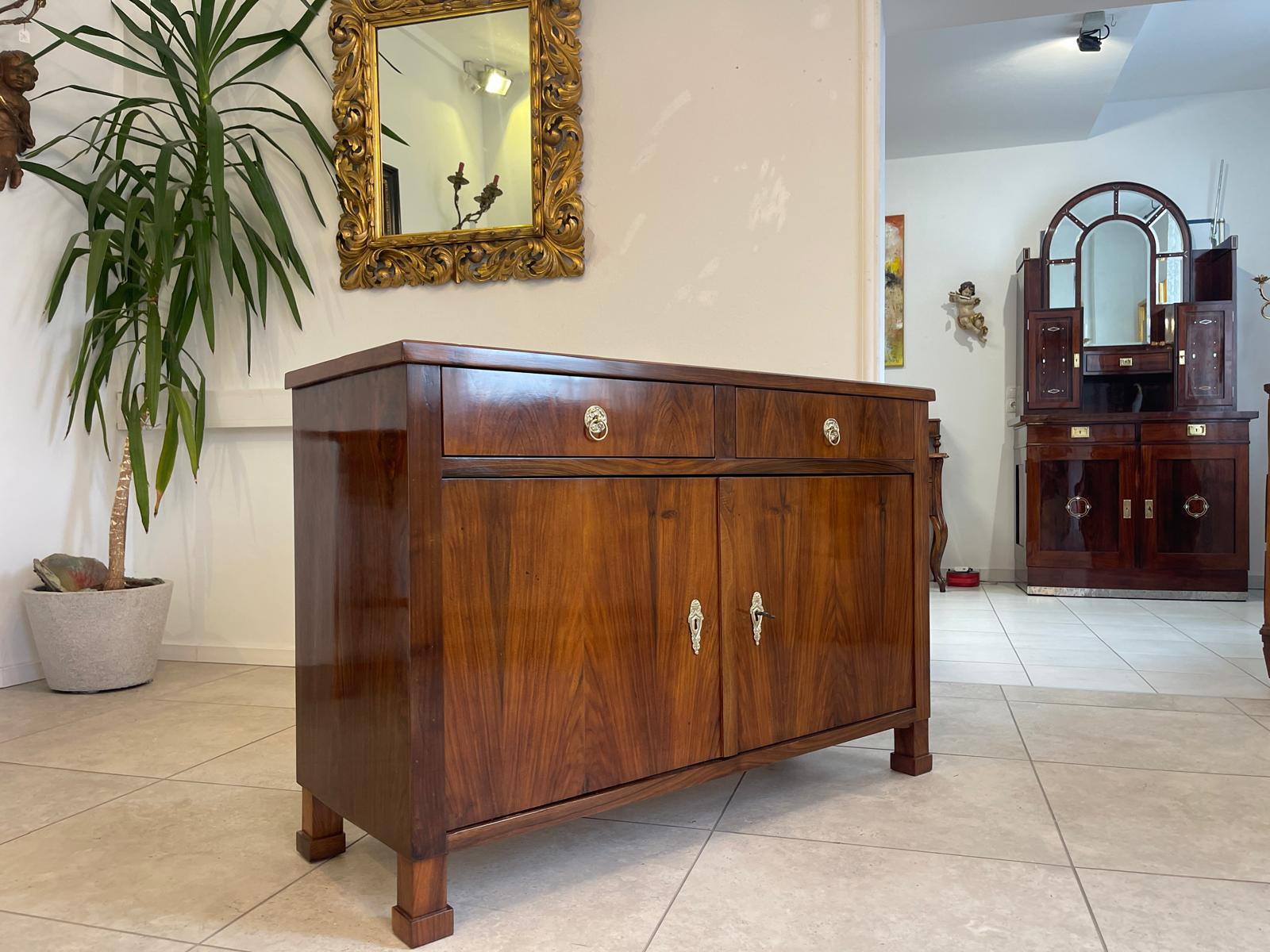 Sale Restaurierte Biedermeier Anrichte Sideboard Nussholz Antiquität G1508