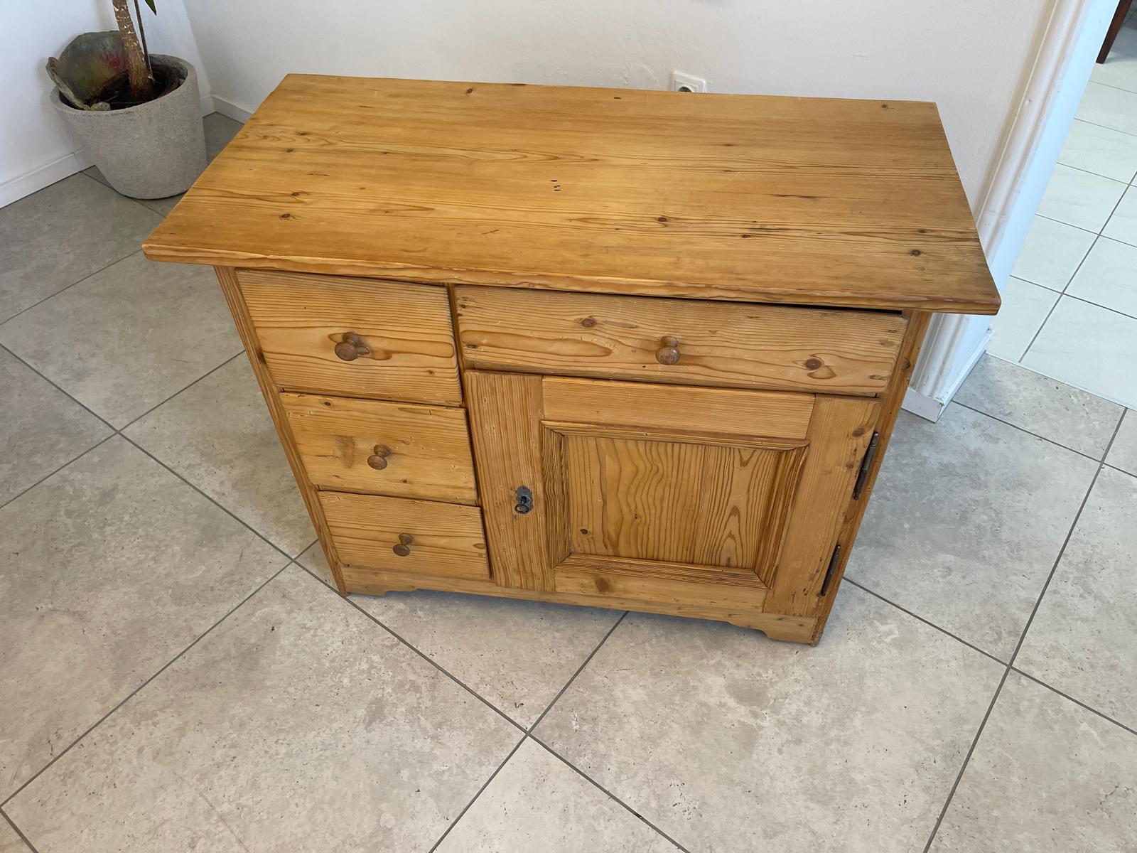 Biedermeier Brotschrank Almerschrank Speiskasten G1395
