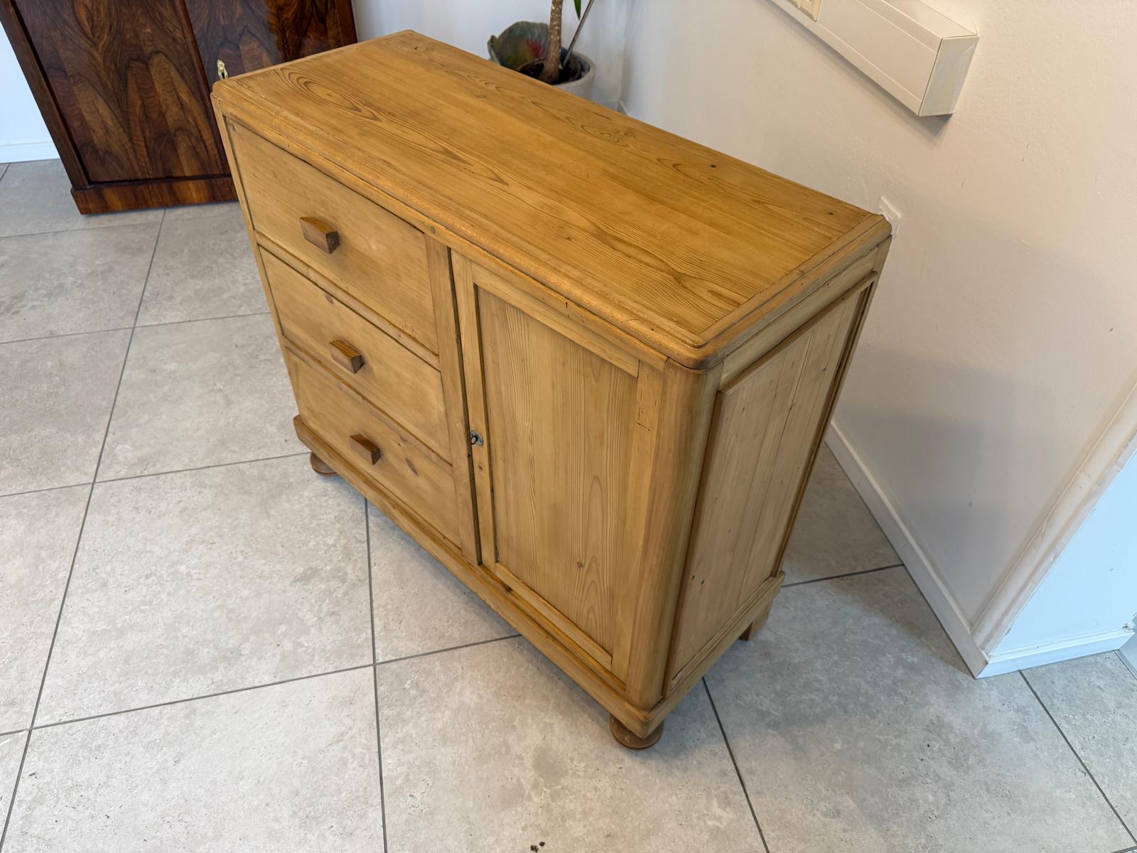 Jugendstil Ladenkommode Bauernmöbel Bauernmöbel Bauernschrank Weichholz D1124