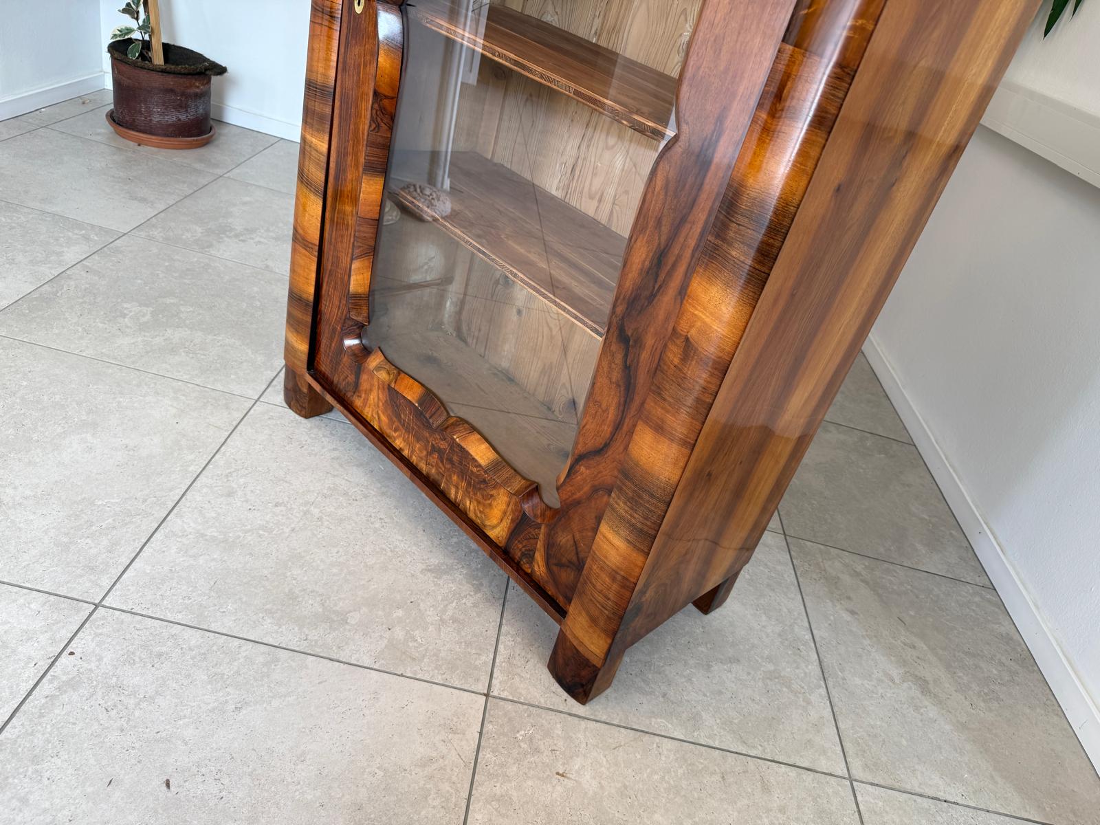 Antiquität Biedermeier Vitrine Bücherschrank Antiquität G2013