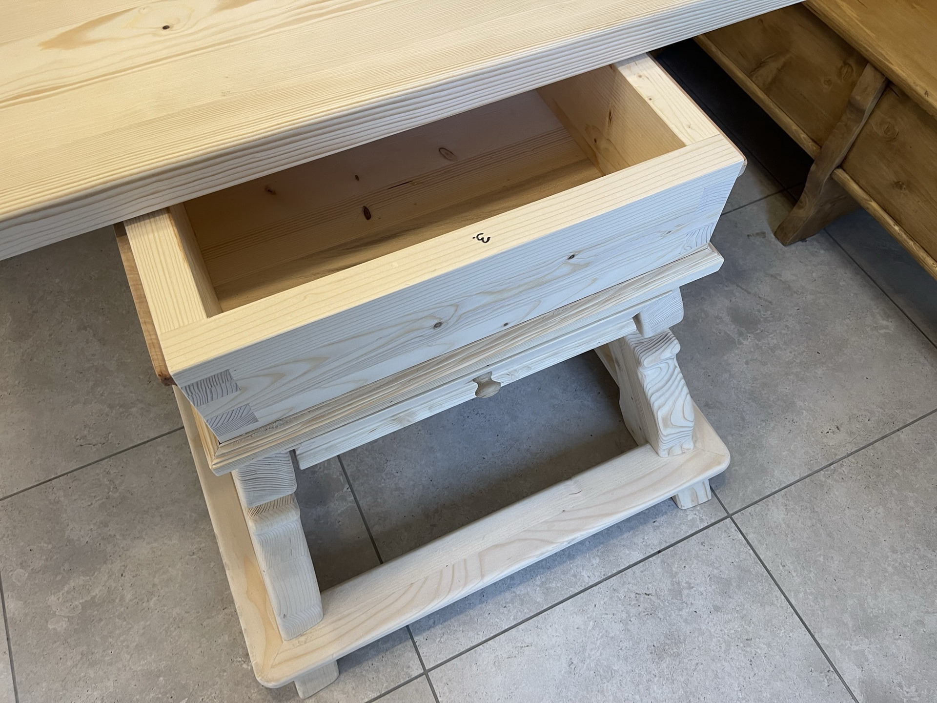 bauernmobel_18 Landhausstil Eckbankgruppe aus Holz mit Jogltisch und 2 Sesseln - Bauernmöbel B1053