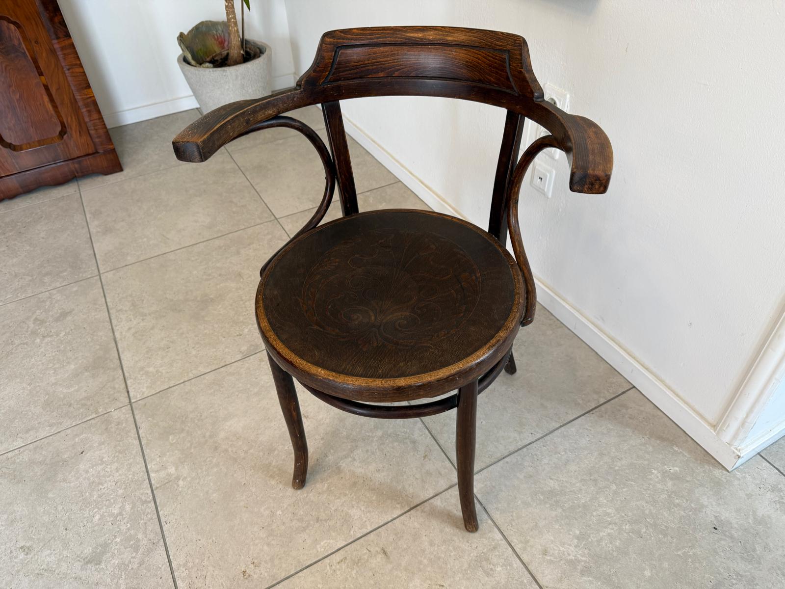 Mundus Stuhl Sessel Schreibtisch Sessel Originalstück G1860