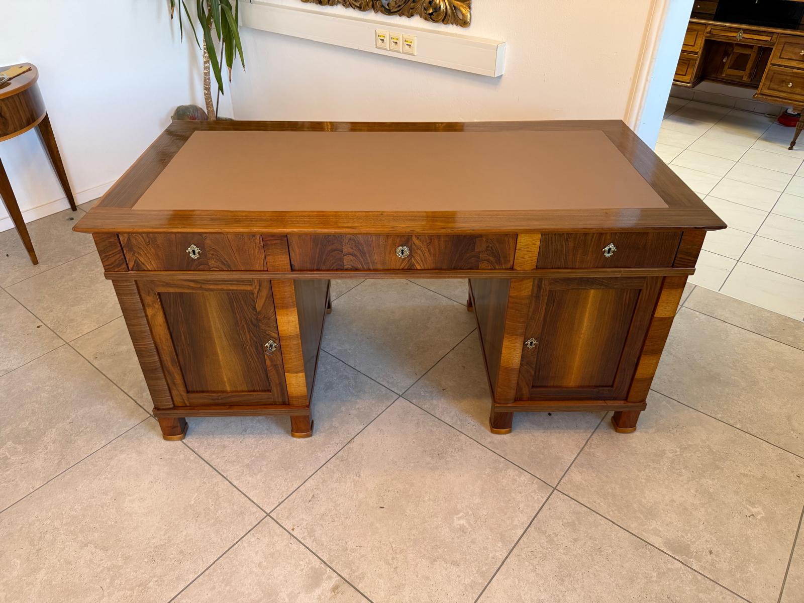 Restaurierter Biedermeier Schreibtisch Sekretär Bürotisch Antiqutität G2163