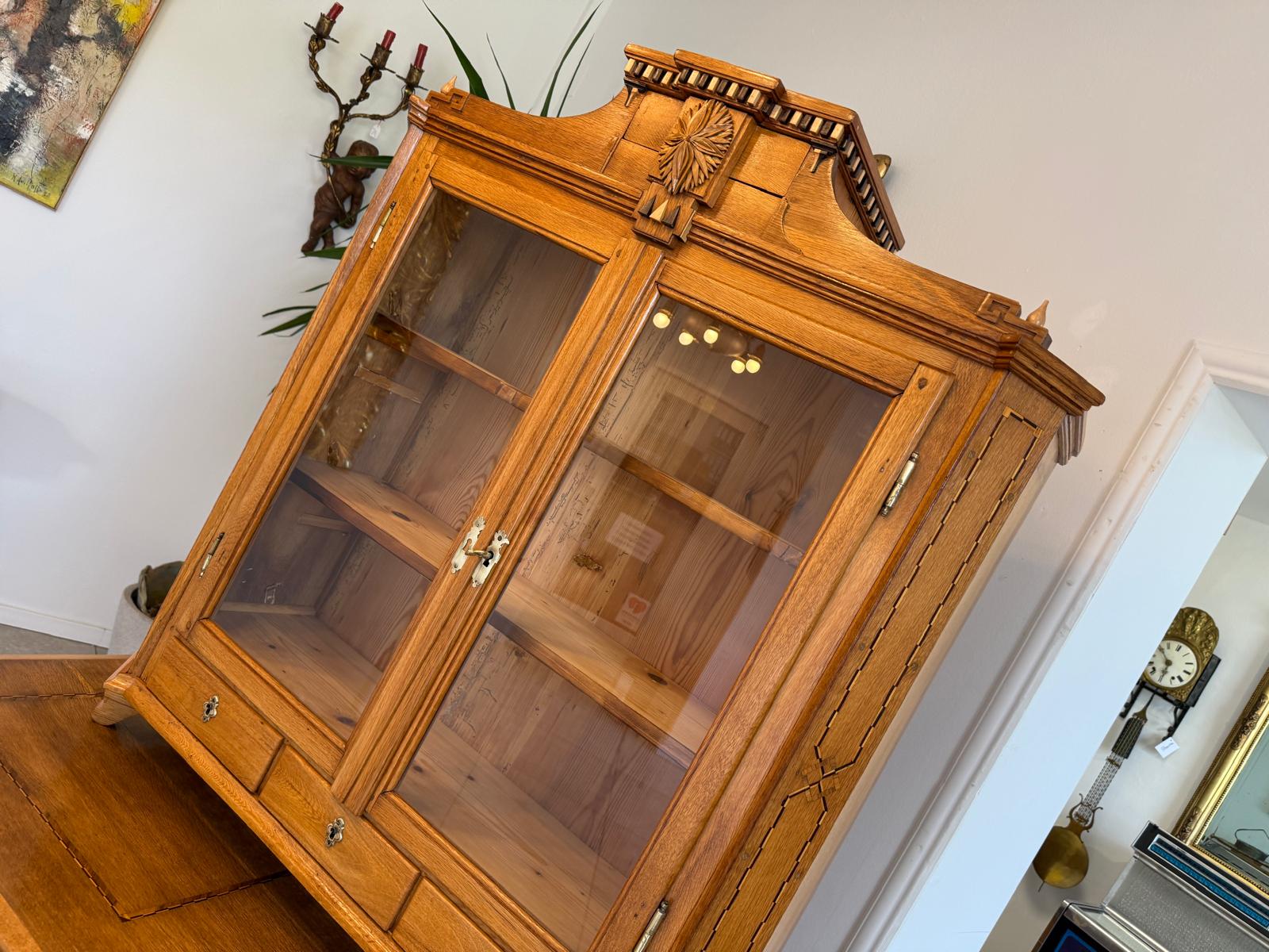 Originaler Josefinischer Aufsatzsekretär Aufsatzkommode Antiquität D2370