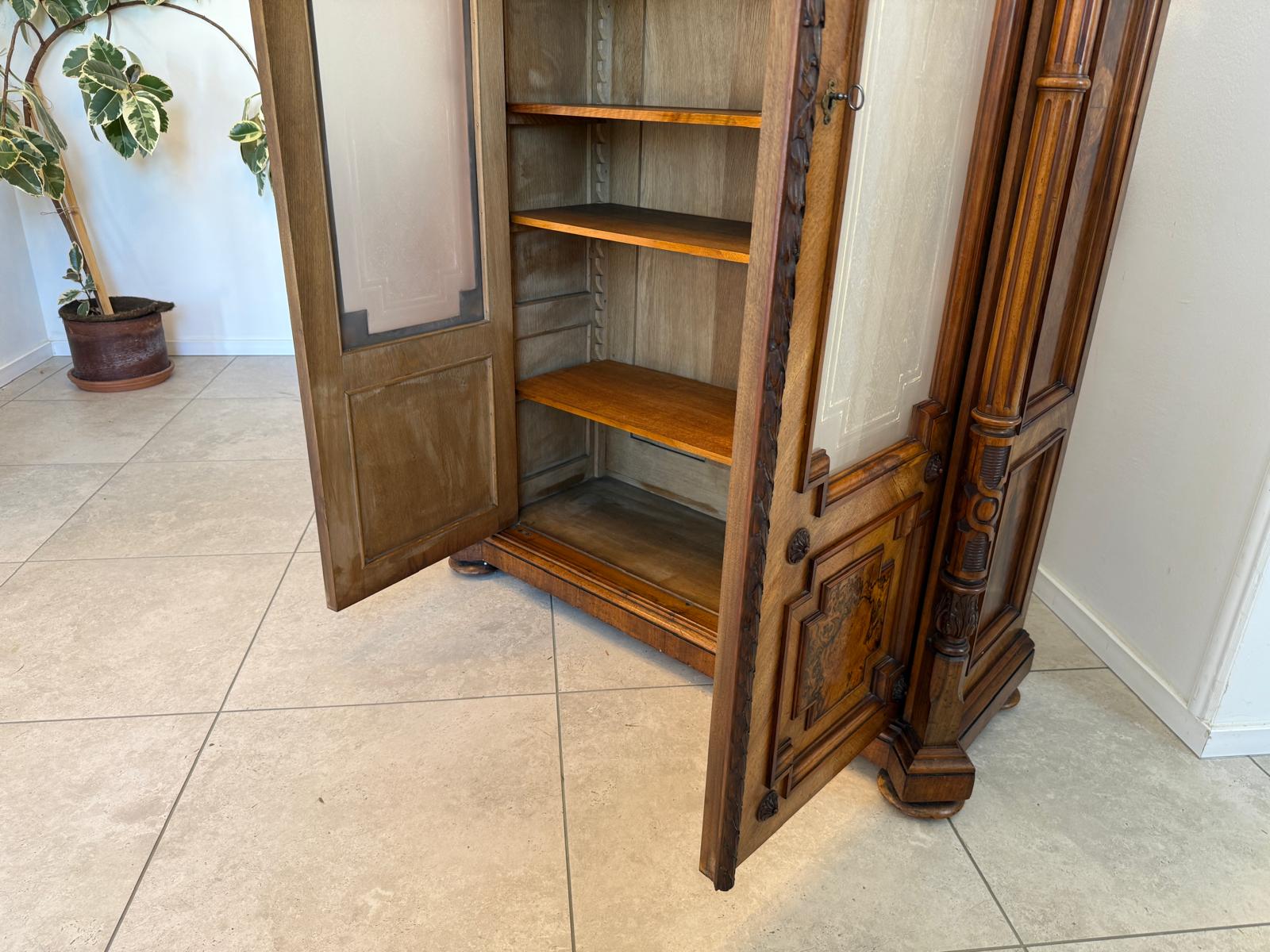 Originale Gründerzeit Anrichte Schrank Vertiko Schrank G1996