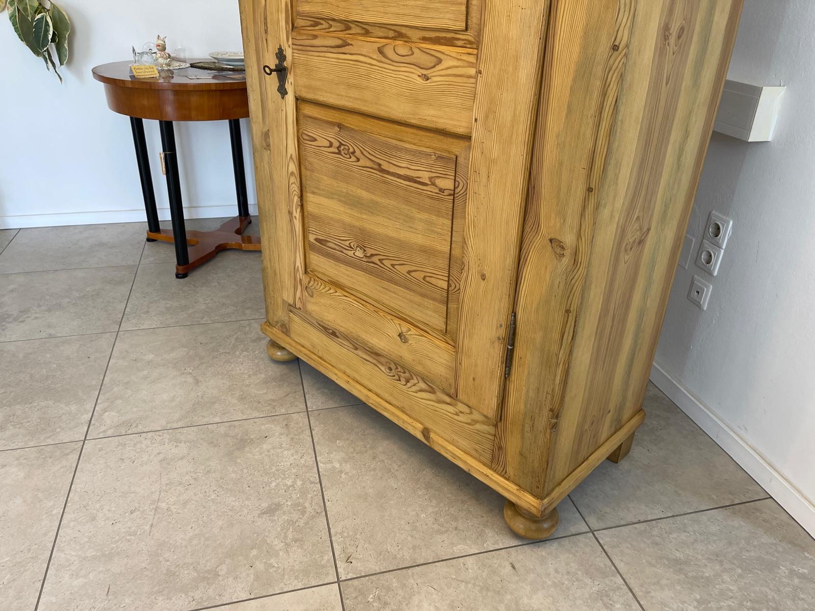 Biedermeier Bauernschrank Naturholzschrank Bauernmöbel Bauernstube G1323