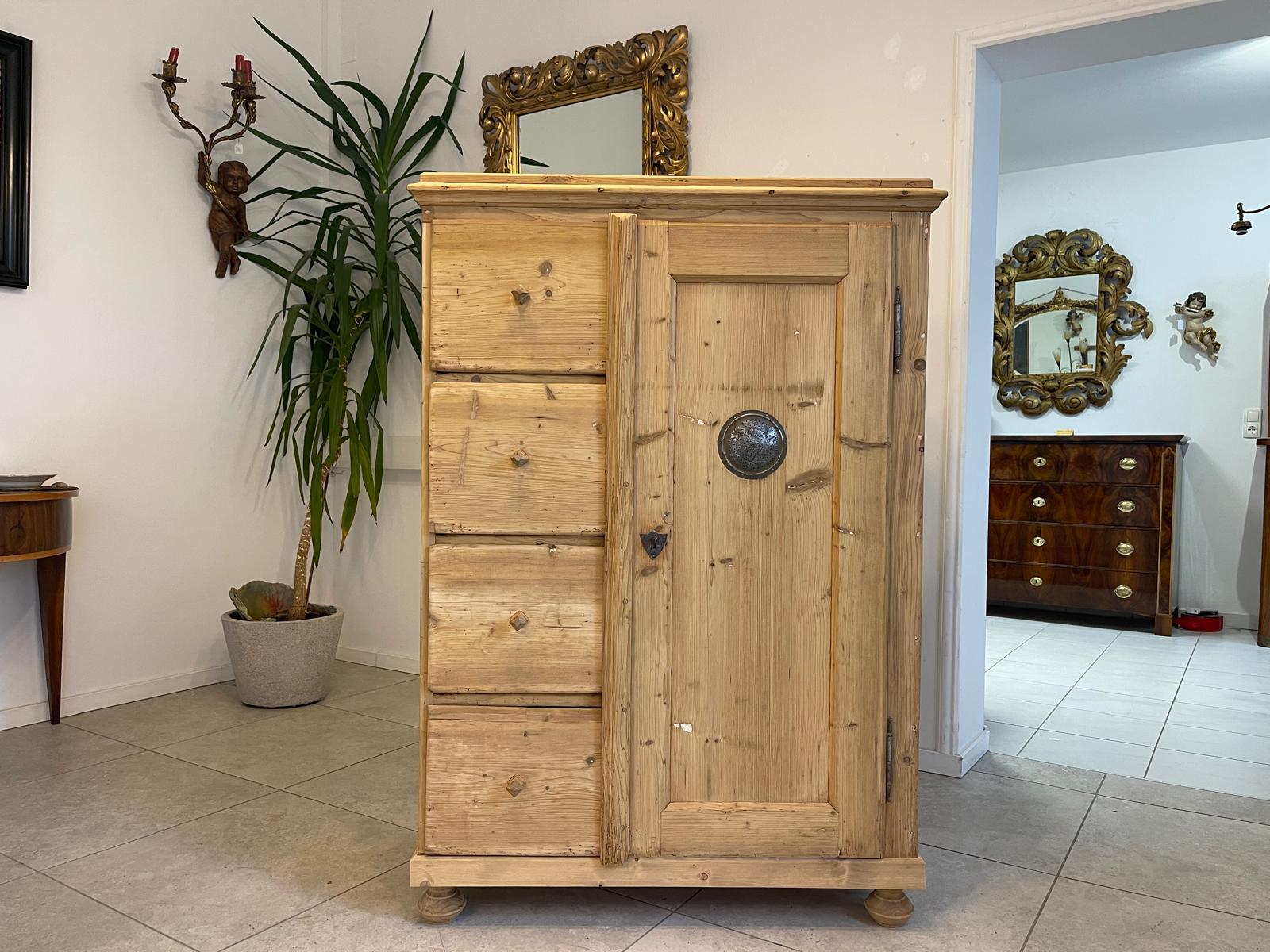 Originaler Biedermeier Brotschrank Almerschrank Speiskasten Antiquität G1062