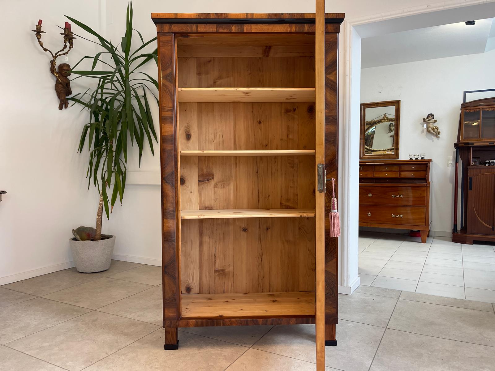 Originale Biedermeier Vitrine Glasschrank Antiquität Bücherschrank G1746