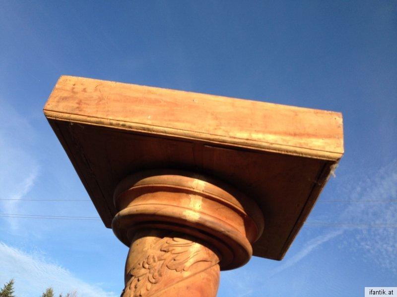 Große korinthische Säule – Massive, beschnitzte, dekorative Vollsäule – Traumexemplar 6023