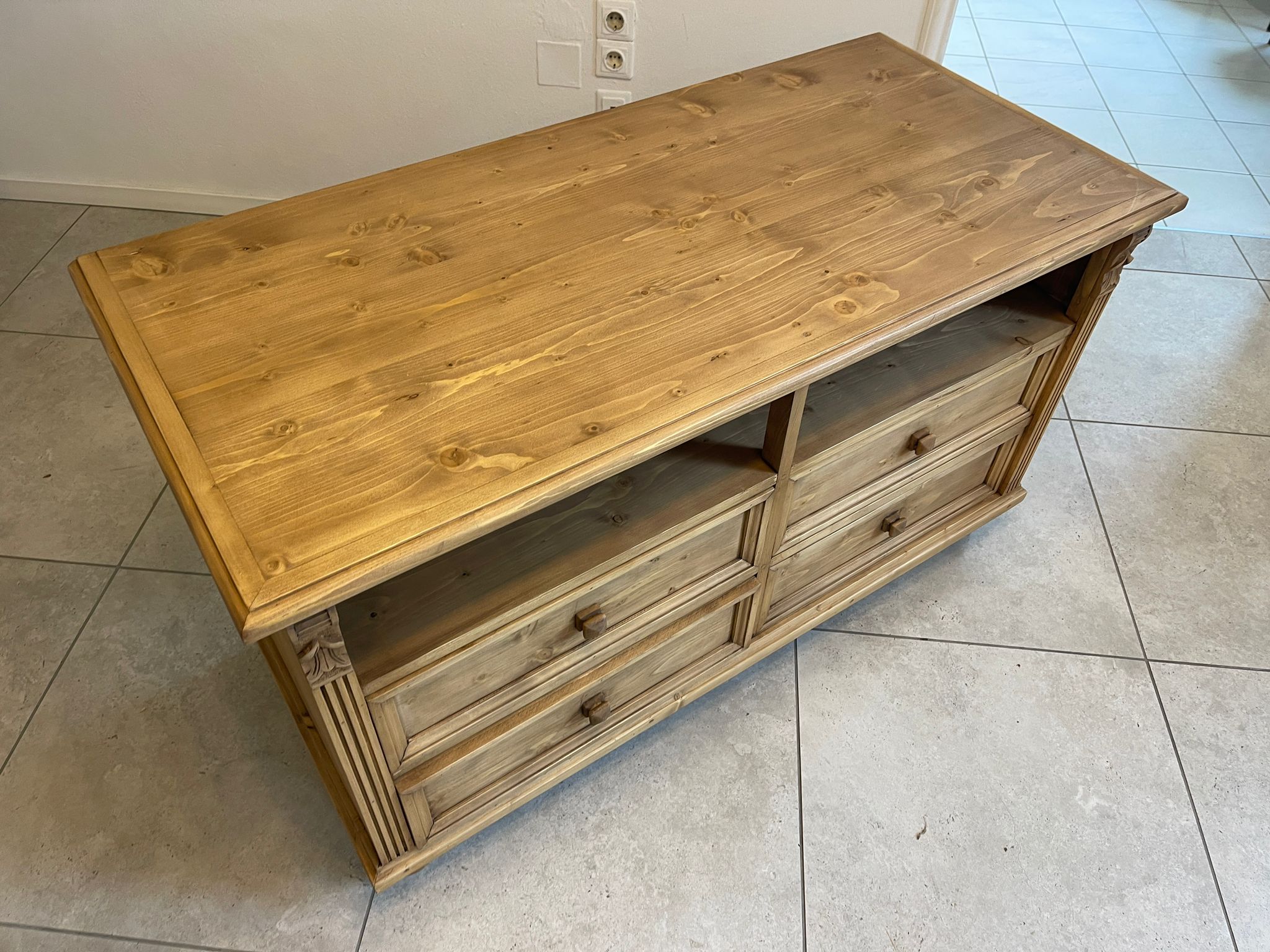 d203545f-9330-4517-a0e7-6cca73981568 Bäuerliche Ladenkommode Apothekenschrank Anrichte A5061
