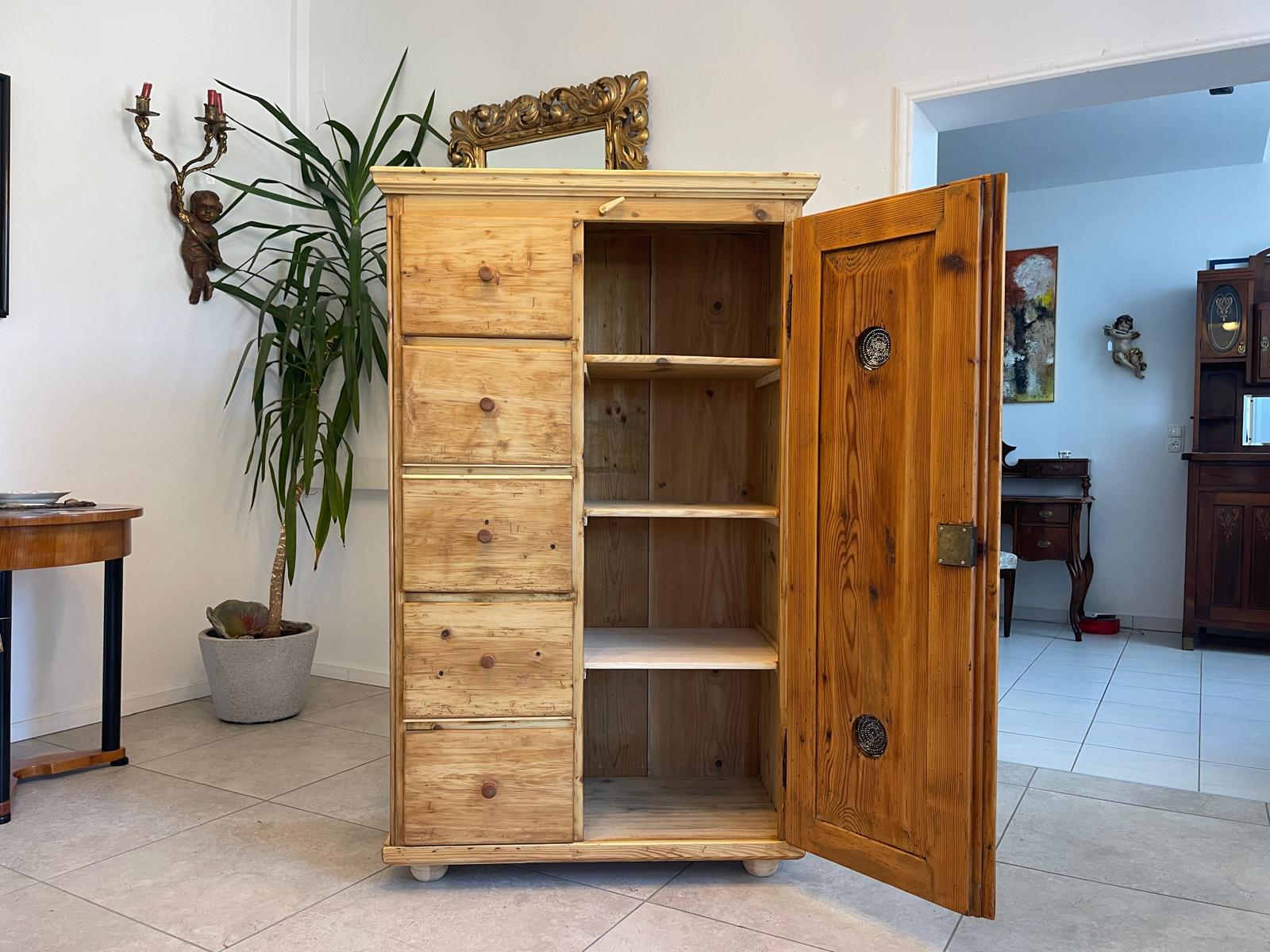 Biedermeier Brotschrank Almerschrank Speiskasten G1303-1