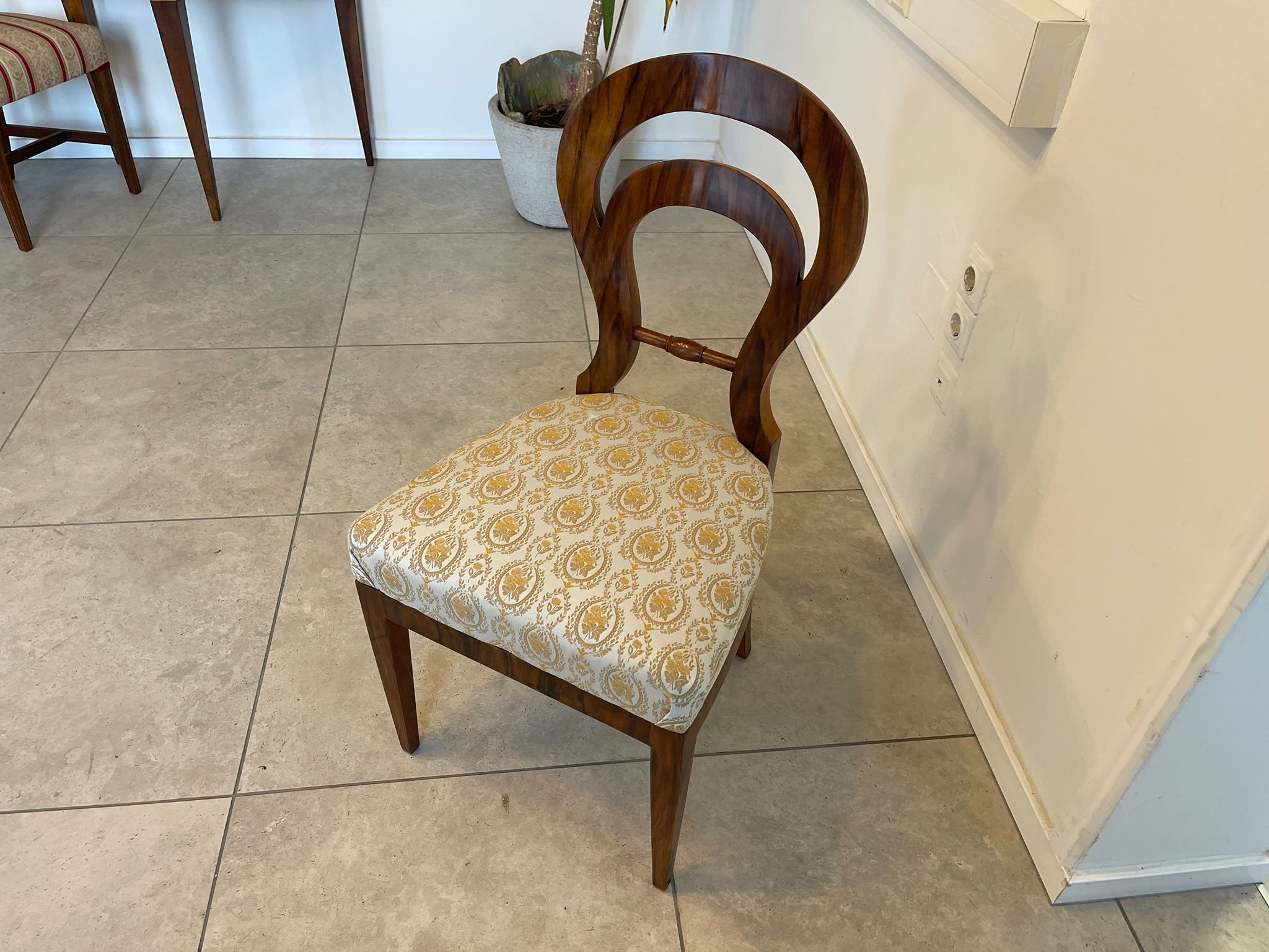 Restaurierter Biedermeier Sessel Schaufelstuhl Traumstück = 1 Stk. G1067