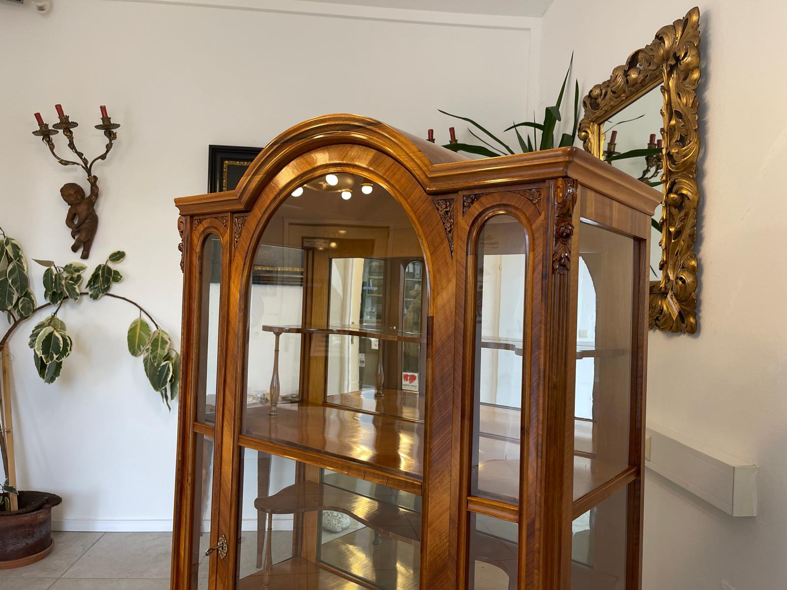 SALE Gründerzeit Vitrine Bücherschrank Sammlervitrine Antiquität G1187