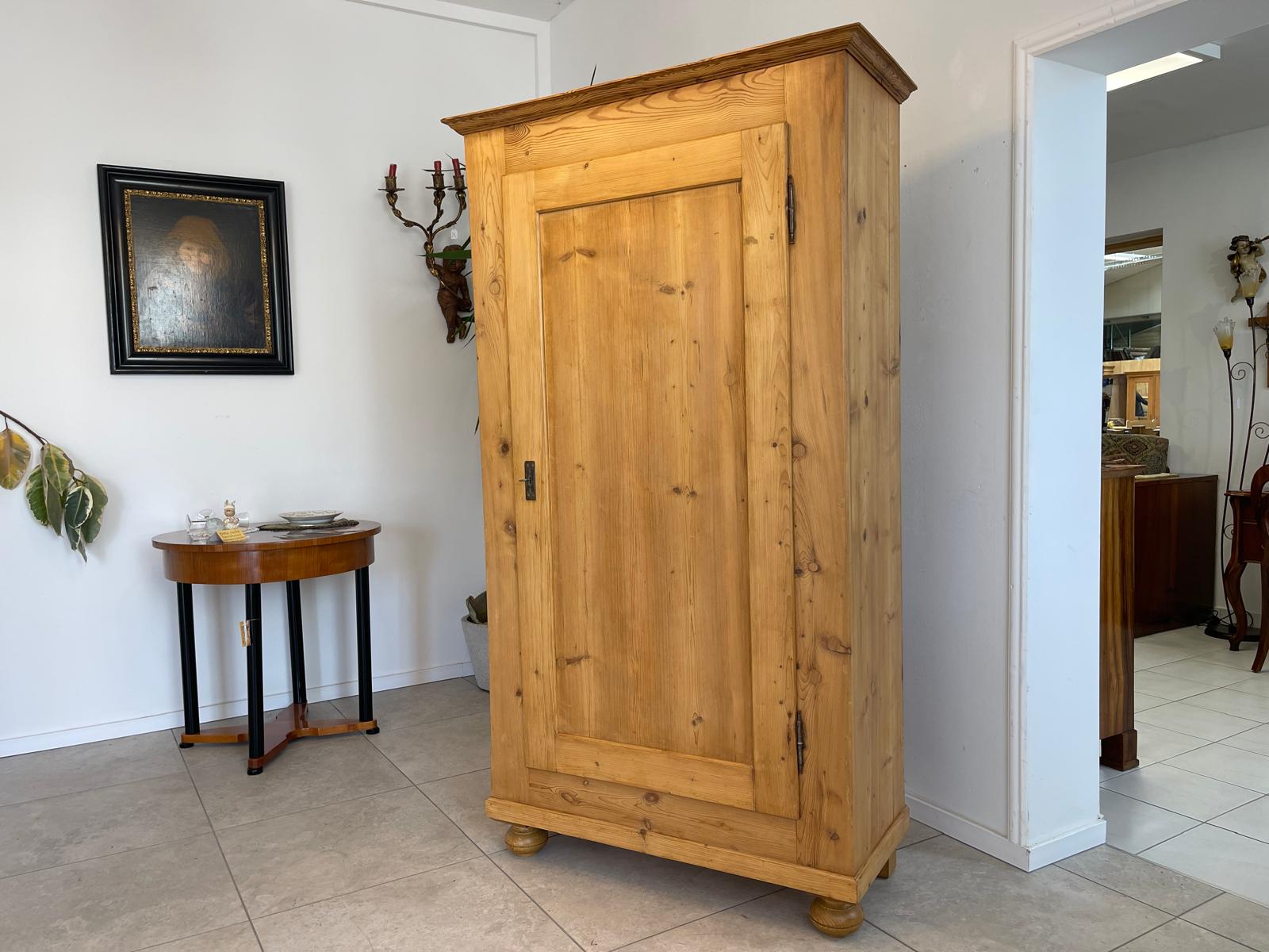 Biedermeier Bauernschrank Naturholzschrank Bauernmöbel Bauernstube G1322