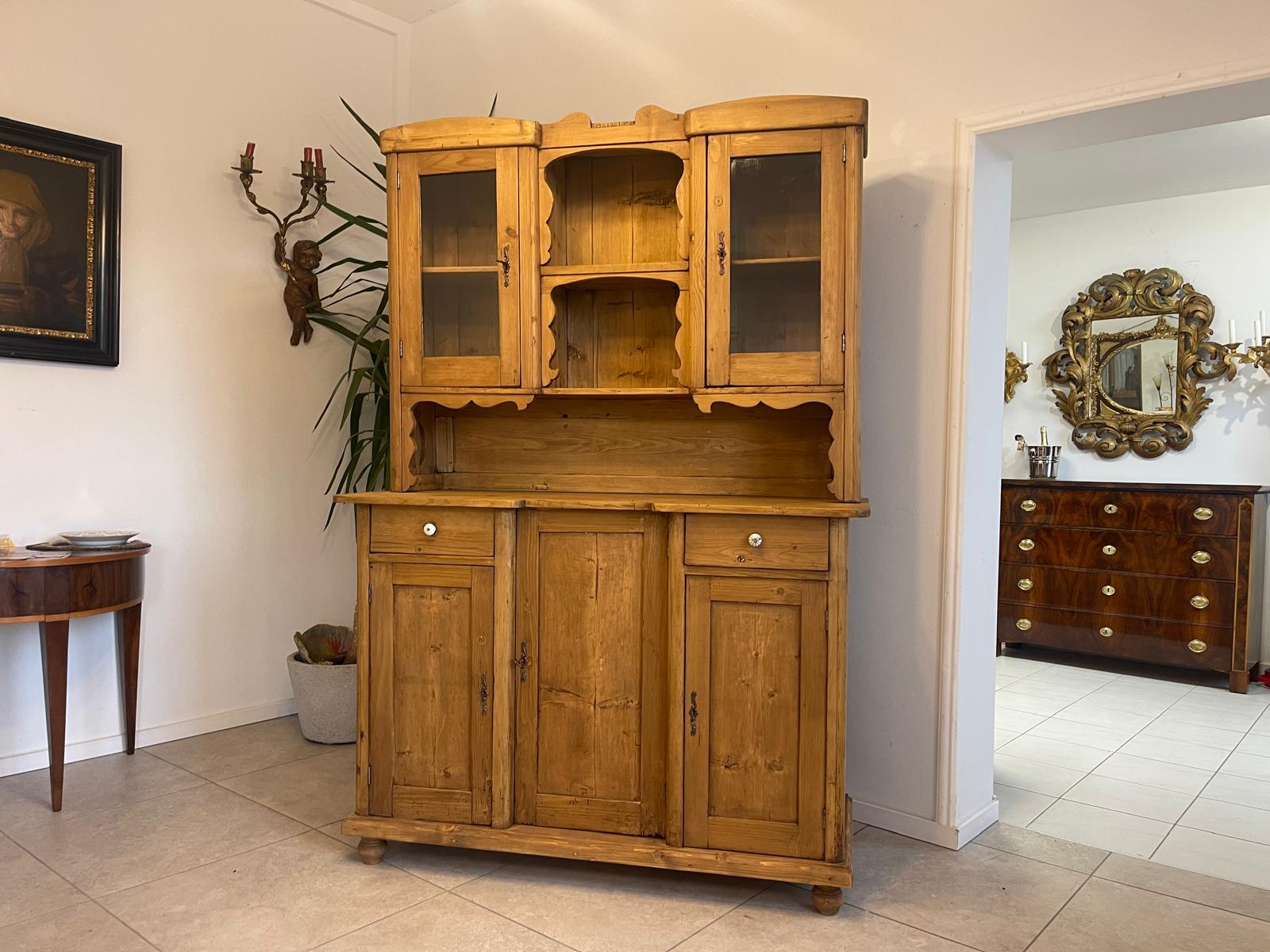 Jugendstil Küchenbuffet Küchenschrank Küchenkredenz A5159