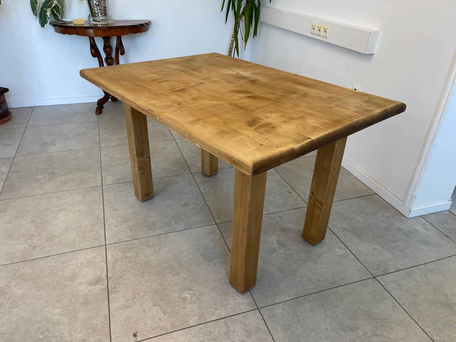 Bauerntisch Bäuerlicher Tisch Holz Uriger Esstisch Massivholztisch G1717