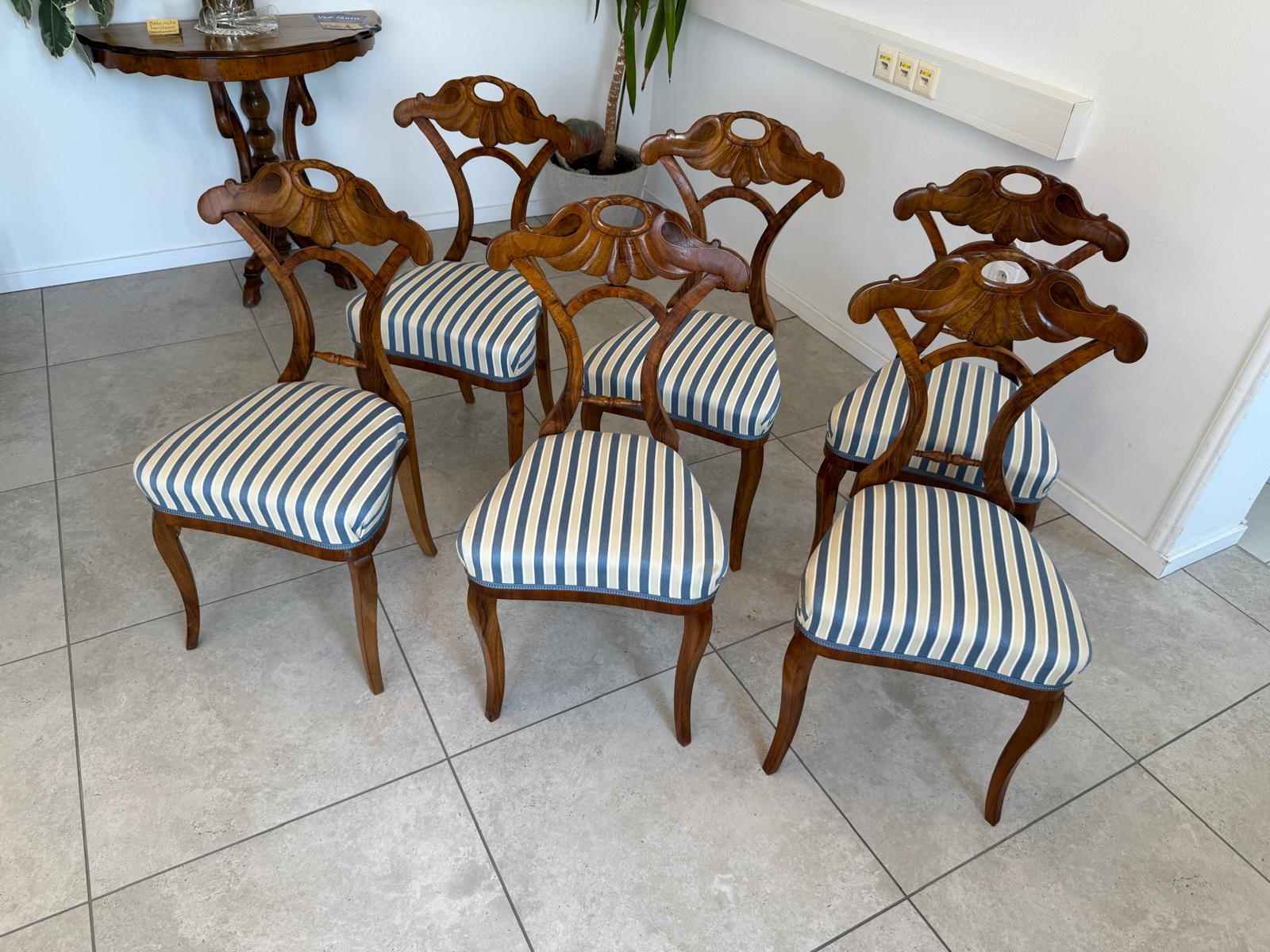 Biedermeier Sessel Nussholz Rarität Antiquität G1769